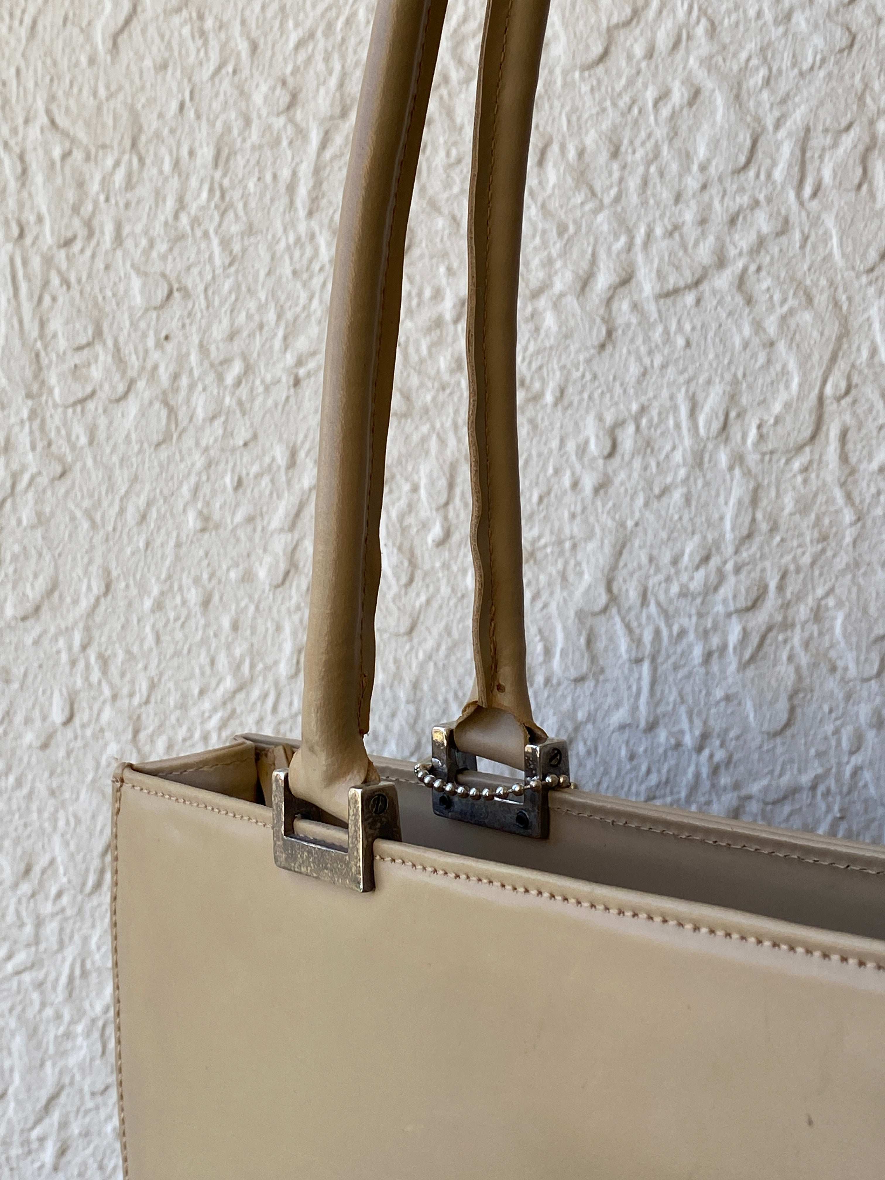 Vintage Y2K Thiros Beige Shoulder Bag - Balagan Vintage Shoulder Bag 00s, bag, handbag, shoulder bag