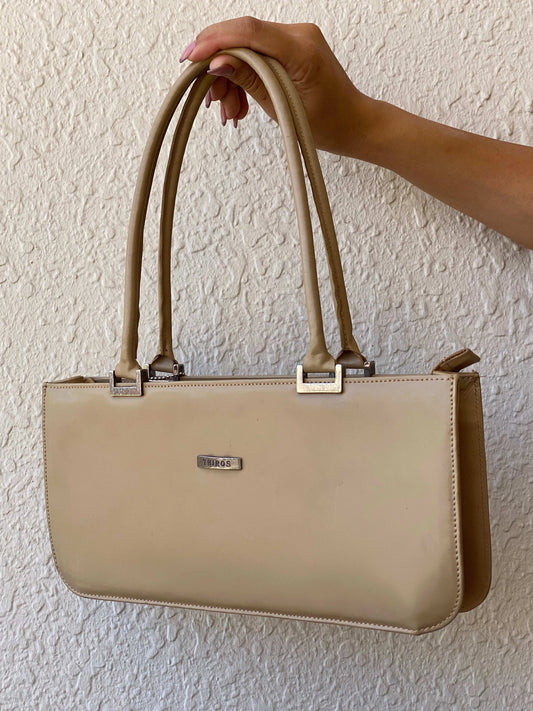 Vintage Y2K Thiros Beige Shoulder Bag - Balagan Vintage Shoulder Bag 00s, bag, handbag, shoulder bag