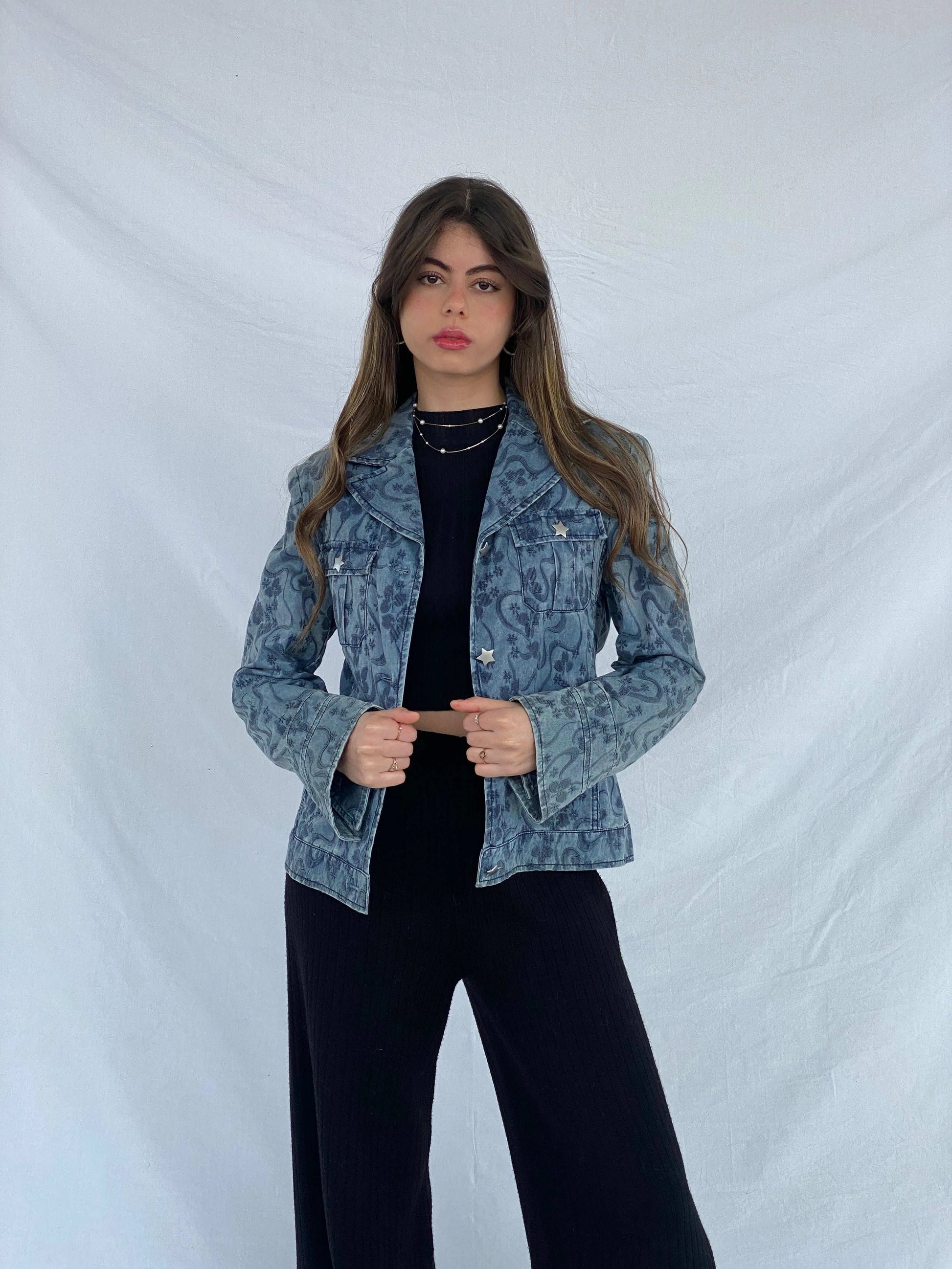 Vintage Y2K TUZZI Denim Jacket - Balagan Vintage Denim Jacket 00s, denim, denim jacket, Mira, winter