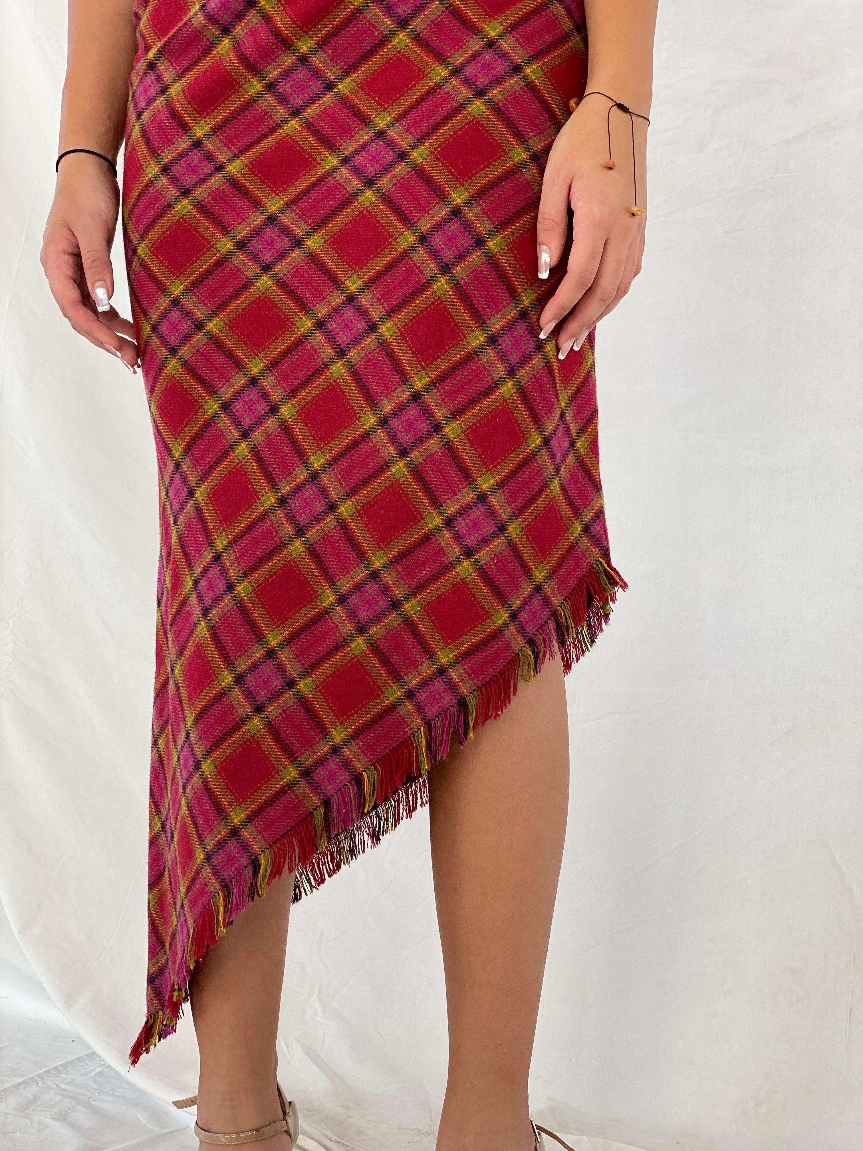 Vintage Y2K Vani Asymmetric Midi Skirt - Balagan Vintage Midi Skirt 00s, 90s, midi skirt, Rama