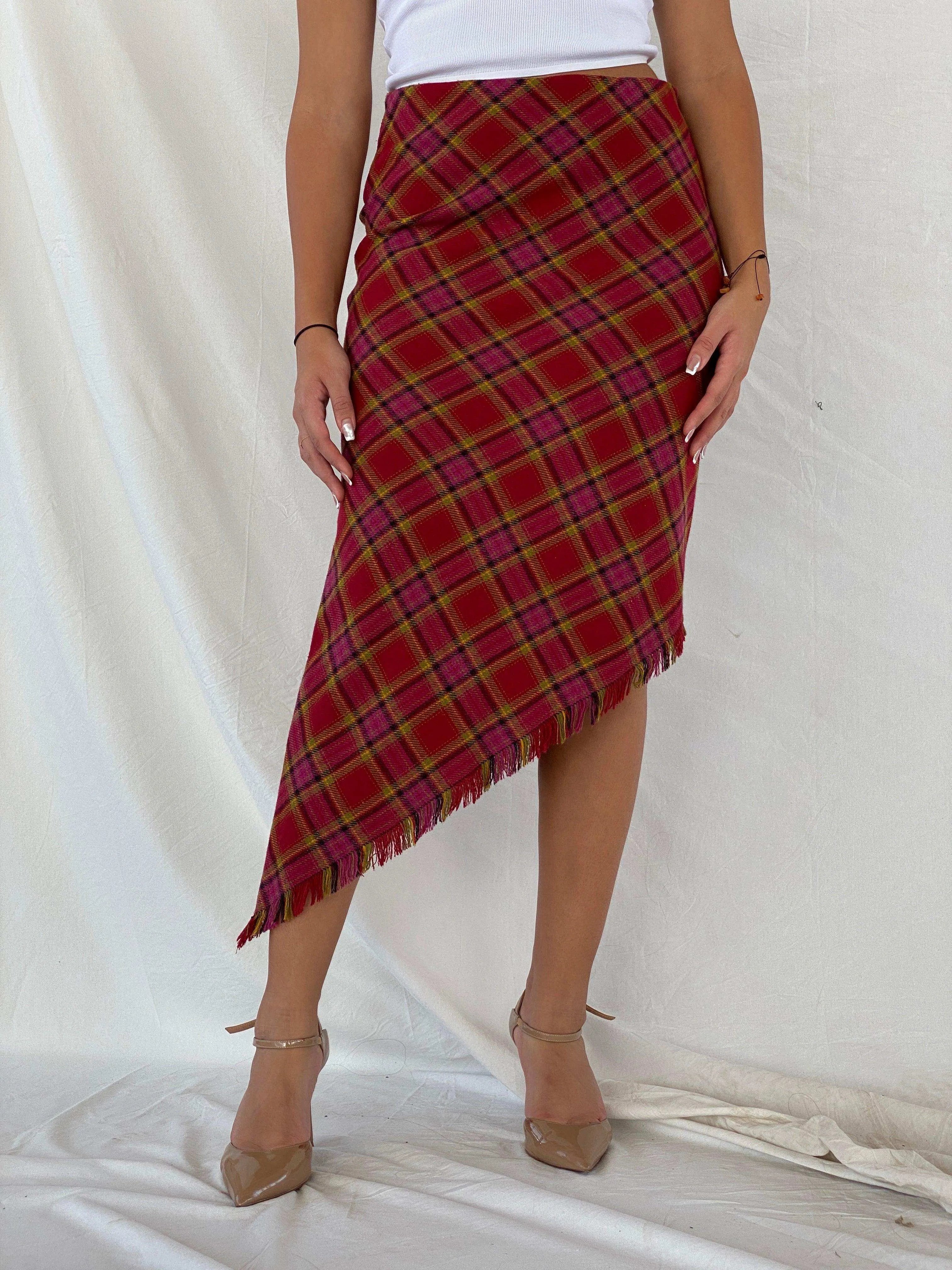 Vintage Y2K Vani Asymmetric Midi Skirt - Balagan Vintage Midi Skirt 00s, 90s, midi skirt, Rama