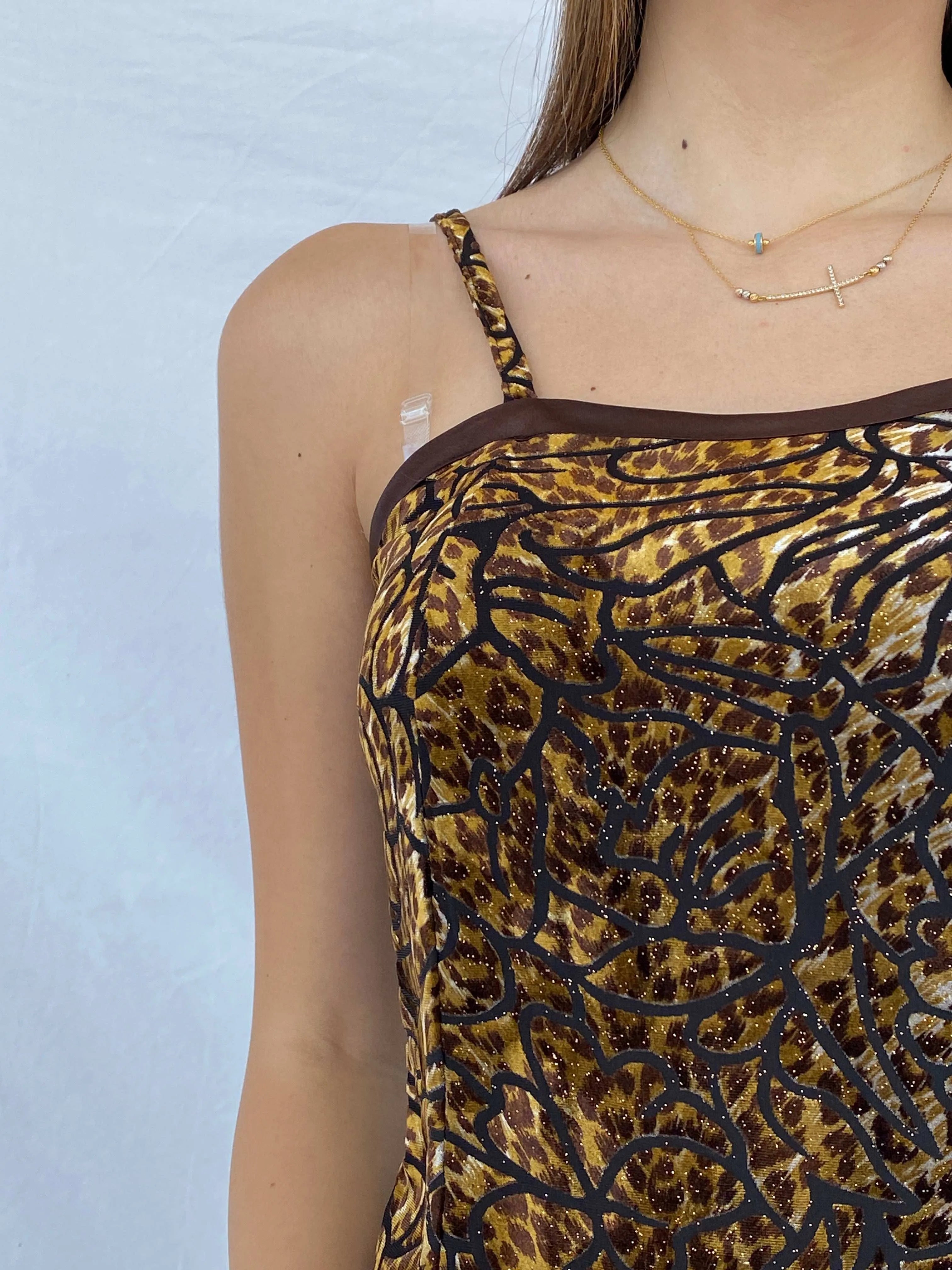 Vintage Y2K Velvet Cami Top - Size M - Balagan Vintage Sleeveless Top 00s, Juana, velvet top