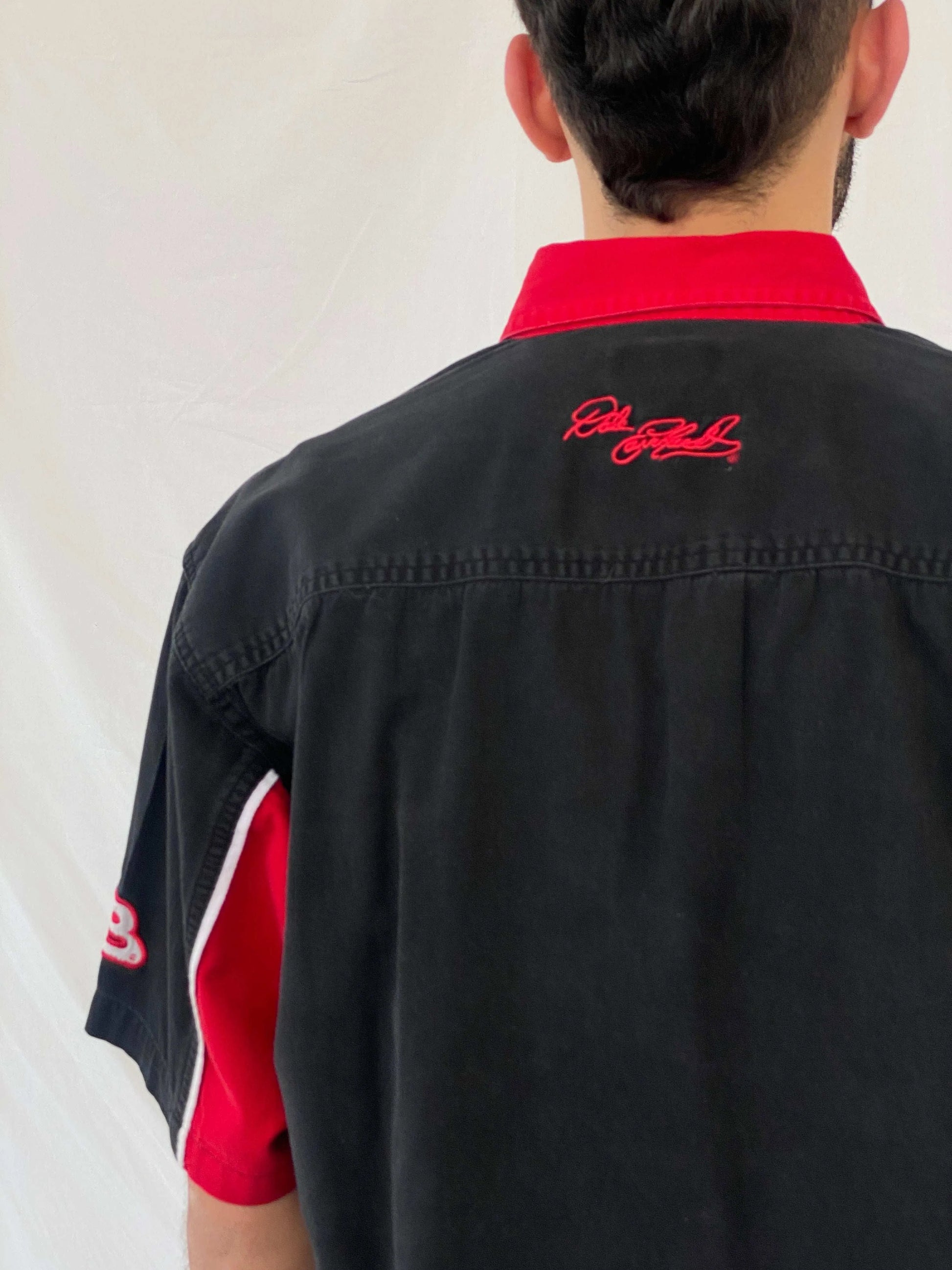 Vintage Y2K Winner‘s Circle Racing Shirt - Size XL - Balagan Vintage Half Sleeve Shirt 90s, Awsam, half sleeve shirt, mens shirt, printed shirt