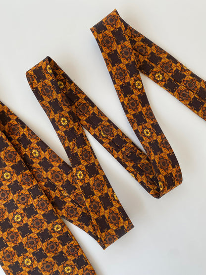 Vintage YSL Yves Saint Laurent Printed Silk Men’s Neck Tie - Balagan Vintage Ties printed ties, rare find, rare vintage, tie, vintage, vintage ties