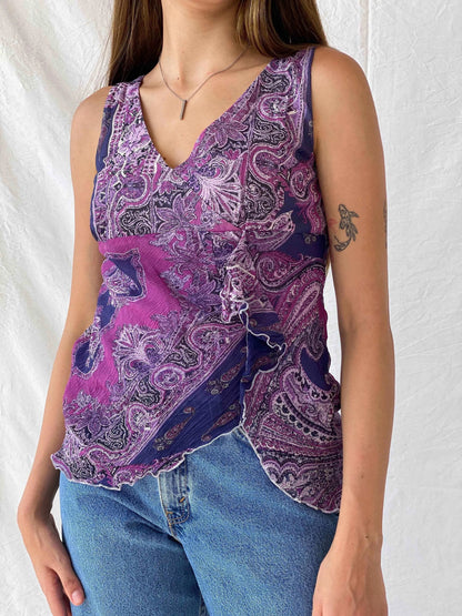 Y2K 123 Top - Balagan Vintage Sleeveless Top 00s, 90s, Deals, Mira