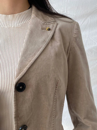 Y2K Blonde No.8 Pink Women’s Cotton Blazer - S - Balagan Vintage Blazer 00s, blazer, Coats&Jackets, Office core, Syntia, Women's Blazers