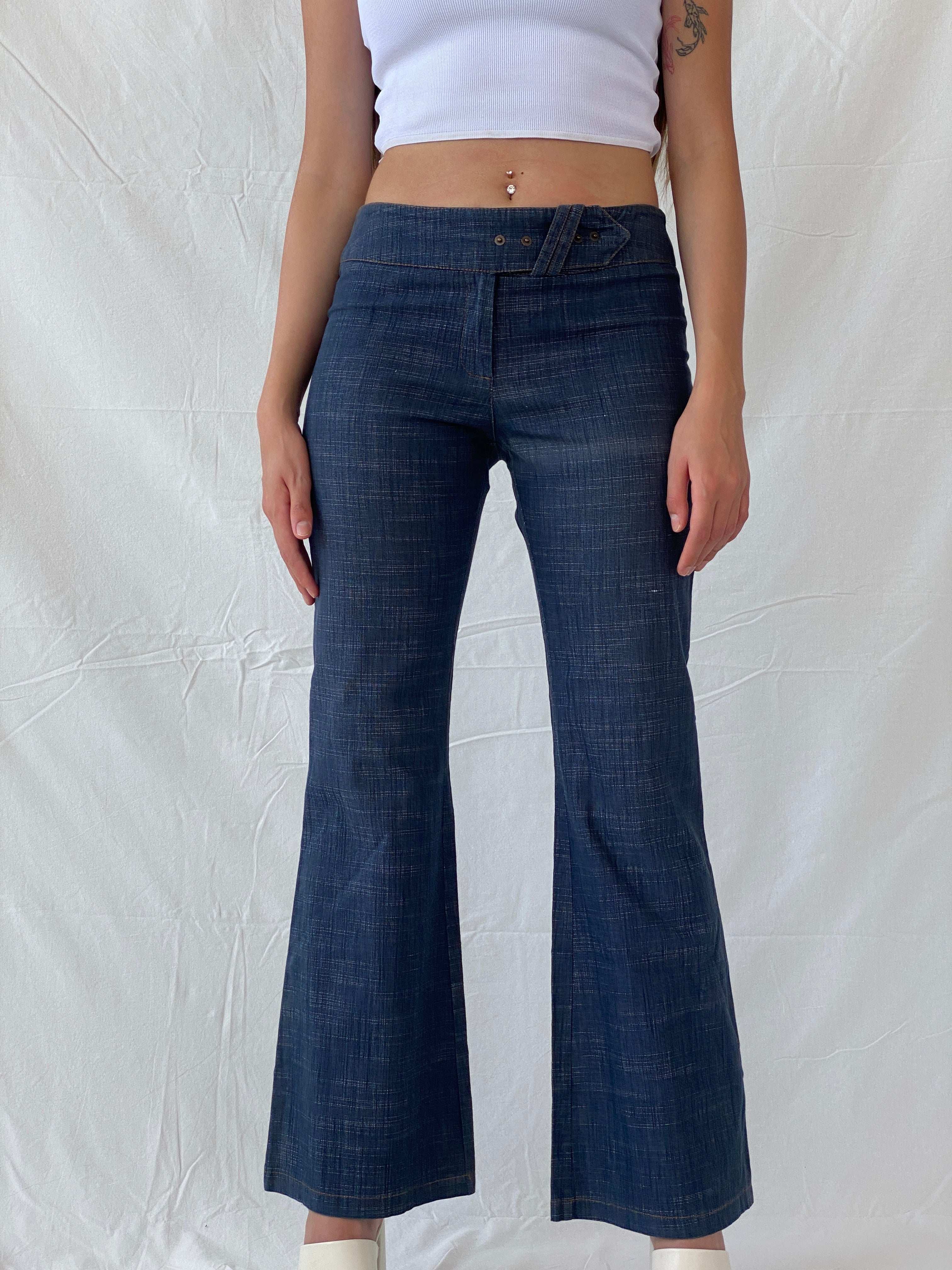 Y2K Clockhouse by C&A Flare Dark Low Rise Jeans - Balagan Vintage Jeans 00s, 90s, denim, flare jeans, jeans, Mira