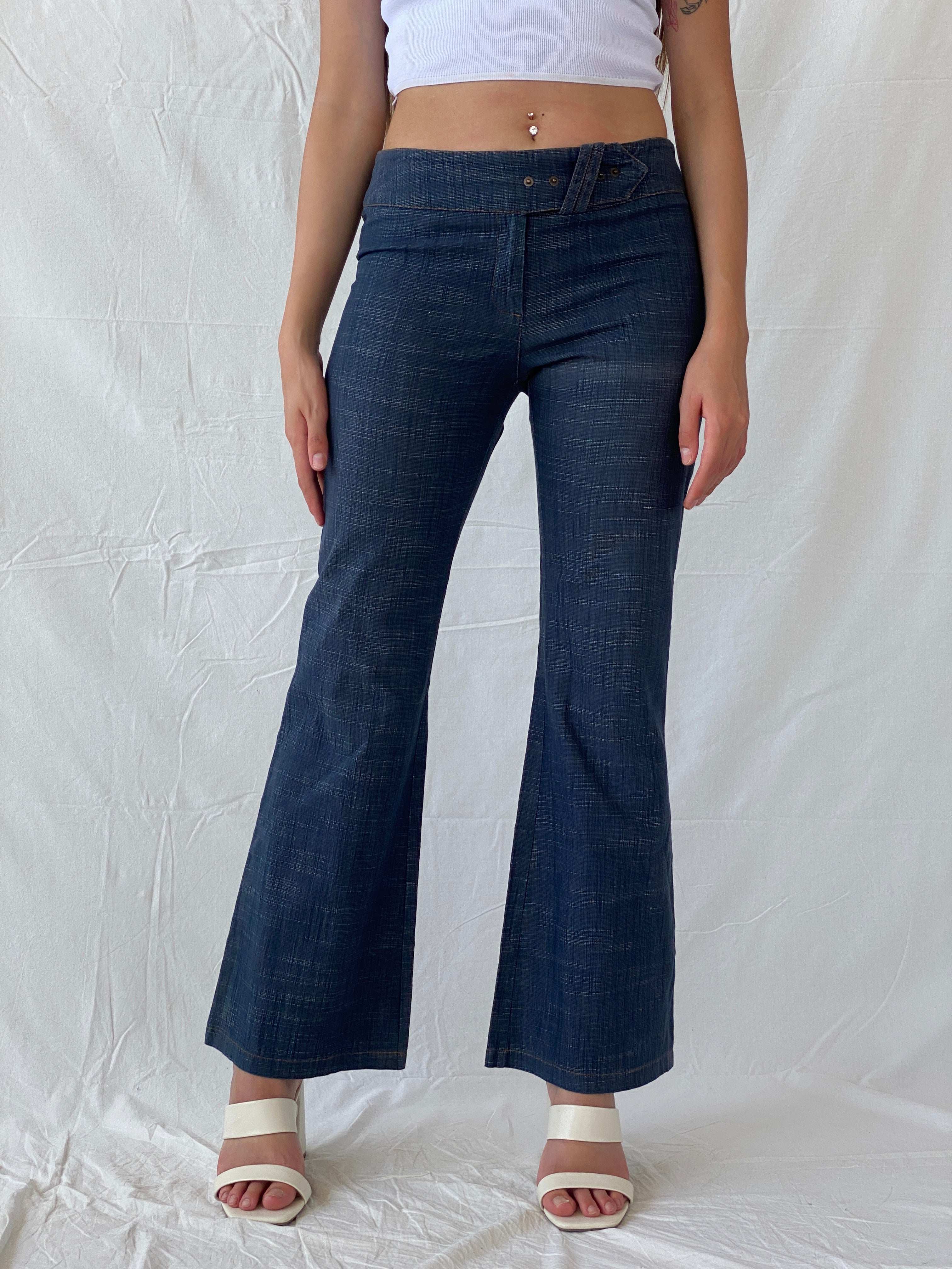 Y2K Clockhouse by C&A Flare Dark Low Rise Jeans - Balagan Vintage Jeans 00s, 90s, denim, flare jeans, jeans, Mira