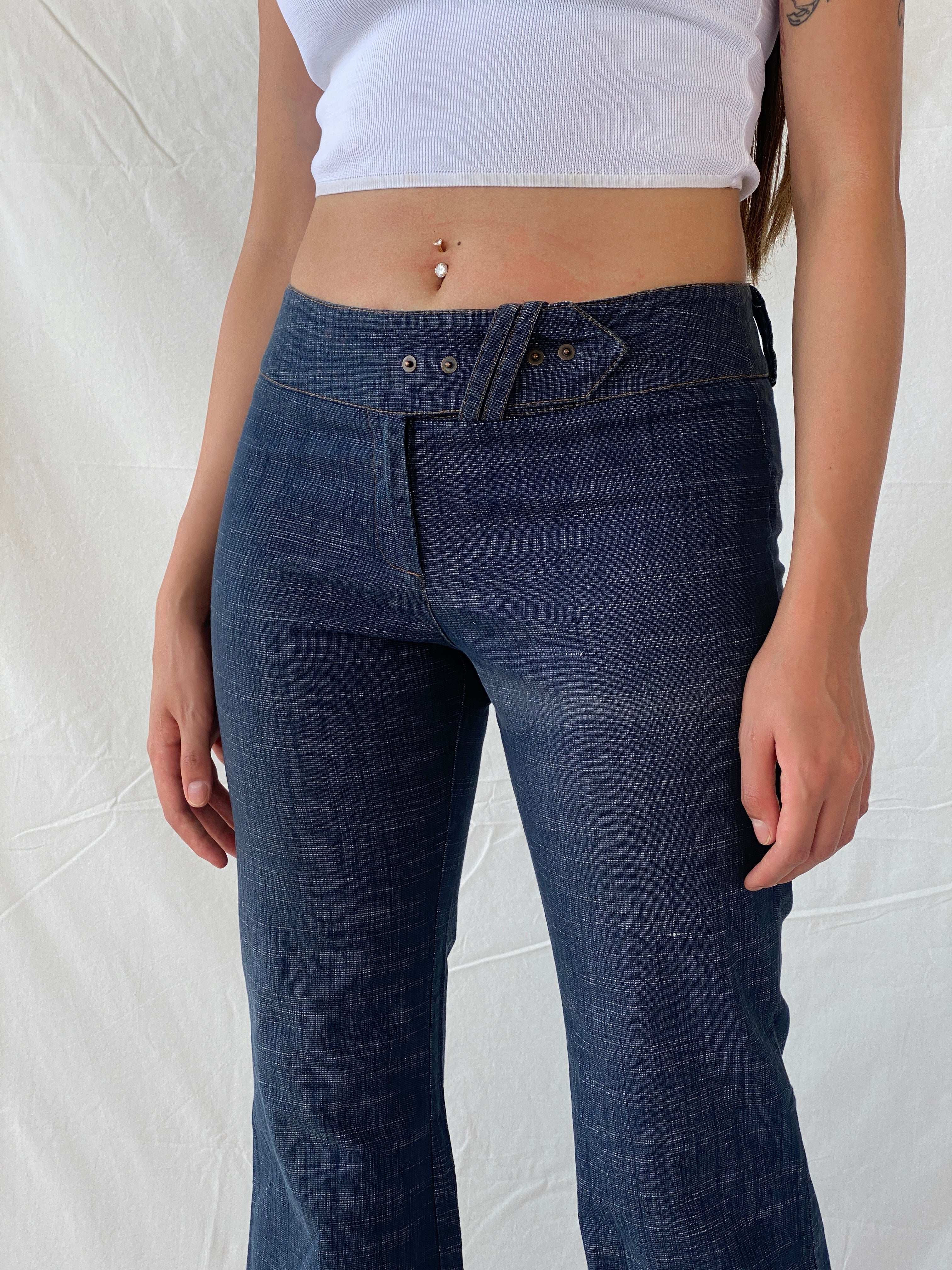 Y2K Clockhouse by C&A Flare Dark Low Rise Jeans - Balagan Vintage Jeans 00s, 90s, denim, flare jeans, jeans, Mira