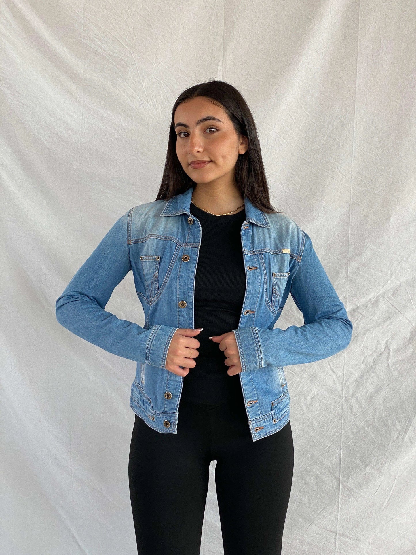 Y2K D&G Dolce & Gabbana Light Denim Jacket - Balagan Vintage Denim Jacket 00s, D&G, denim jacket, Rama