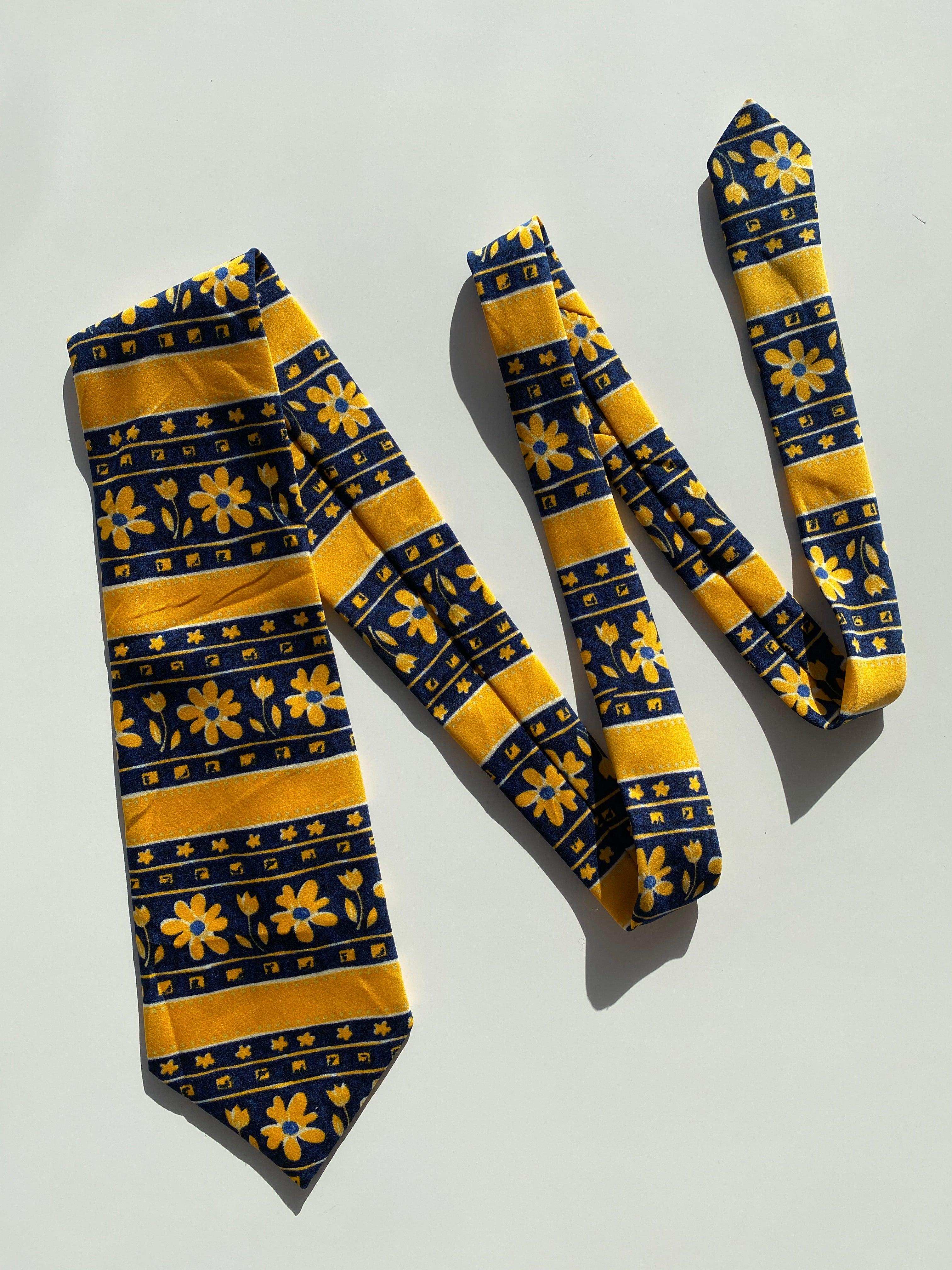 Y2K Marks & Spencer Printed Tie - Balagan Vintage Ties 80s, 90s, graphic ties, printed ties, tie, vintage tie, vintage ties