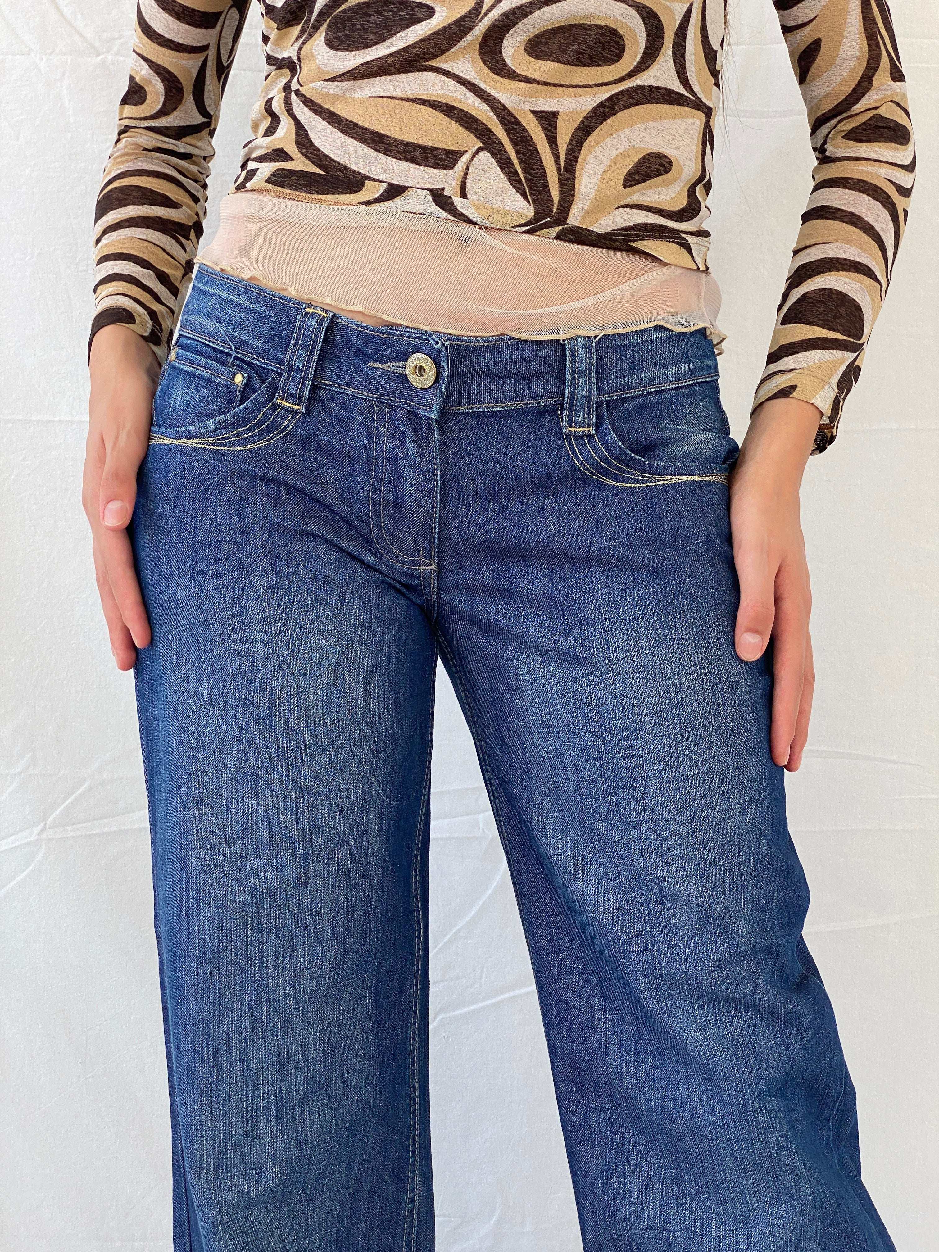 Y2K So Jeans With Pimkie Low Rise Flare Jeans - Balagan Vintage Jeans 00s, 90s, denim, flare jeans, jeans, Mira