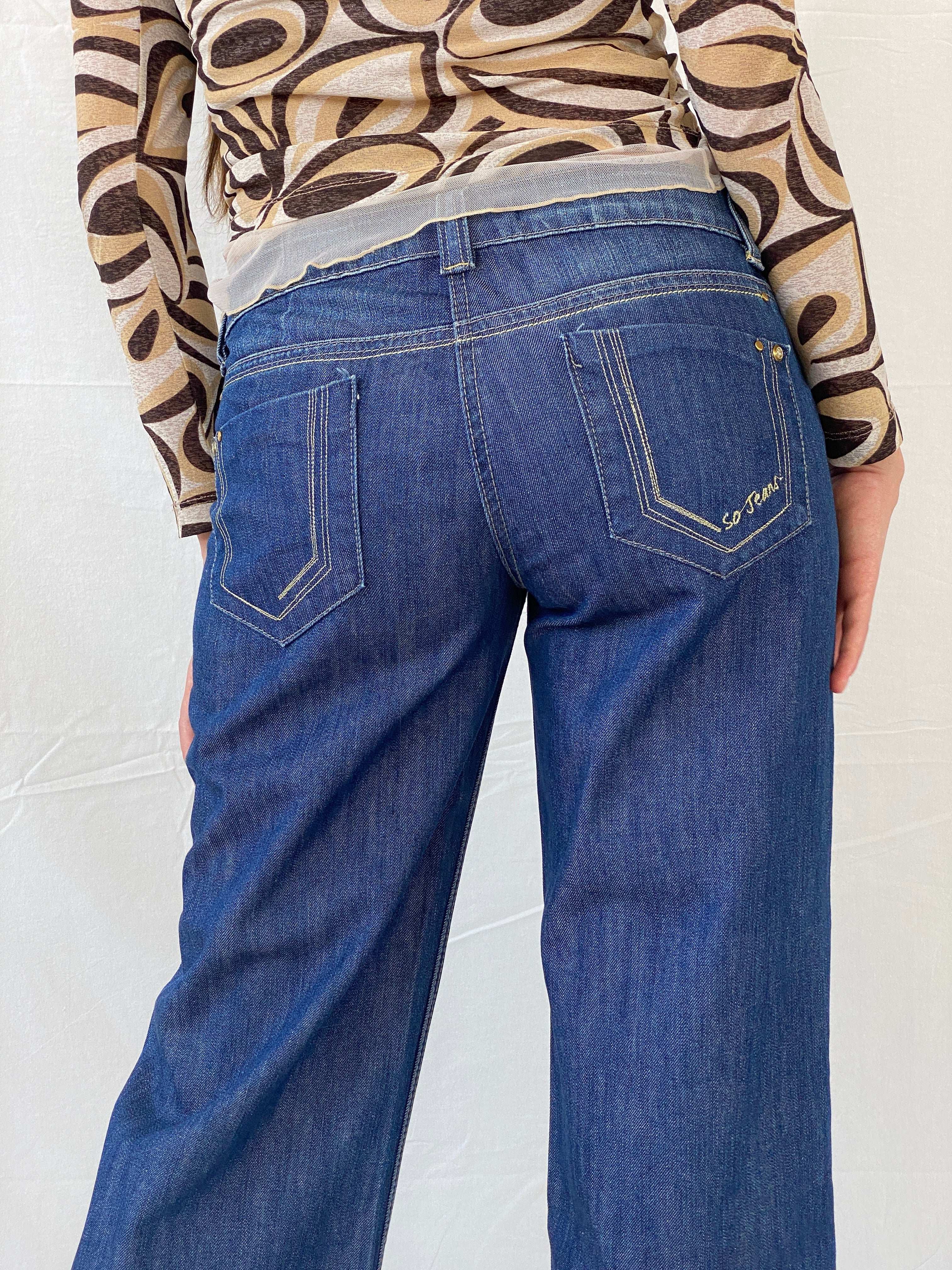 Y2K So Jeans With Pimkie Low Rise Flare Jeans - Balagan Vintage Jeans 00s, 90s, denim, flare jeans, jeans, Mira