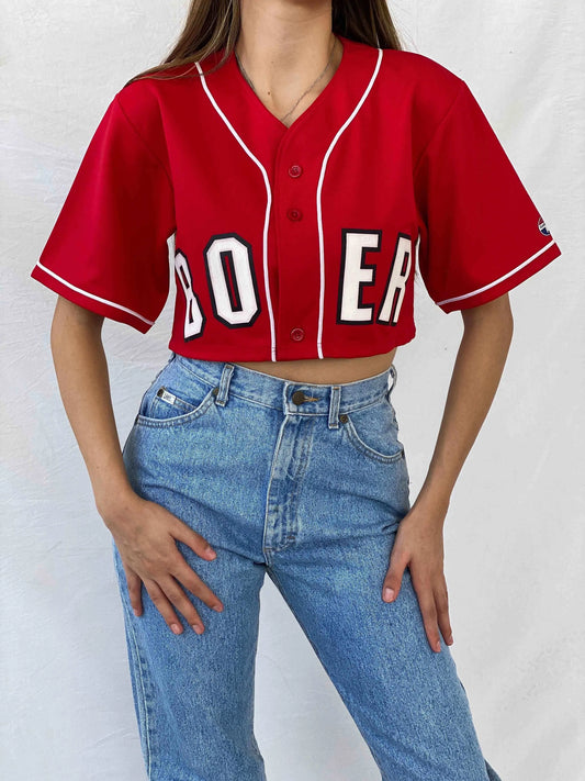 Y2K Team Work Cropped Jersey - Balagan Vintage Cropped Jersey 00s, 90s, cropped, Mira