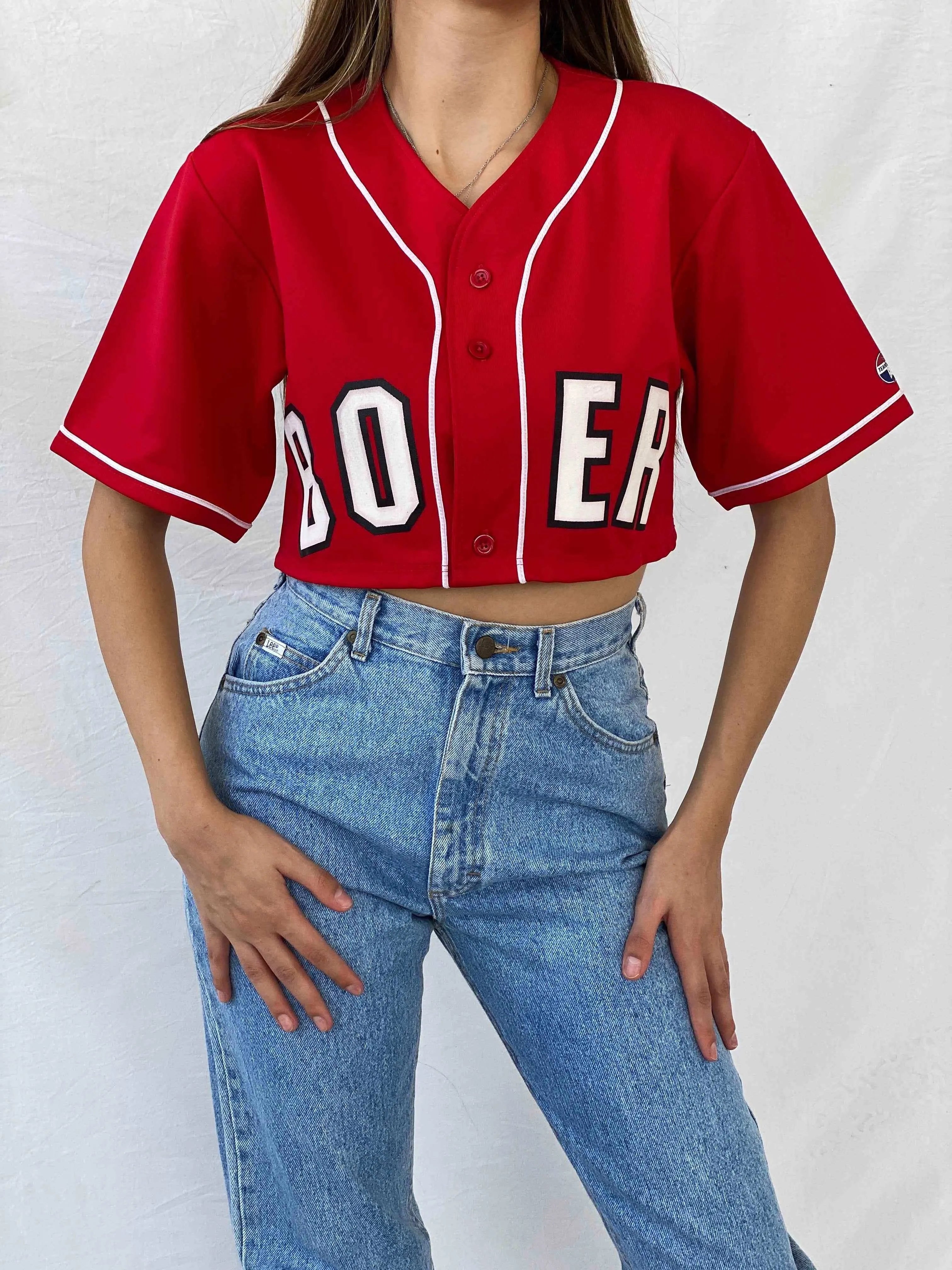 Y2K Team Work Cropped Jersey - Balagan Vintage Cropped Jersey 00s, 90s, cropped, Mira