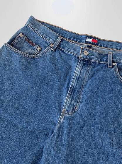 Y2K Tommy Hilfiger Streetwear Carpenter Men’s Jorts - Balagan Vintage Shorts 00s, 90s, denim, jeans, shorts, Tommy hilfiger, Tommy jeans