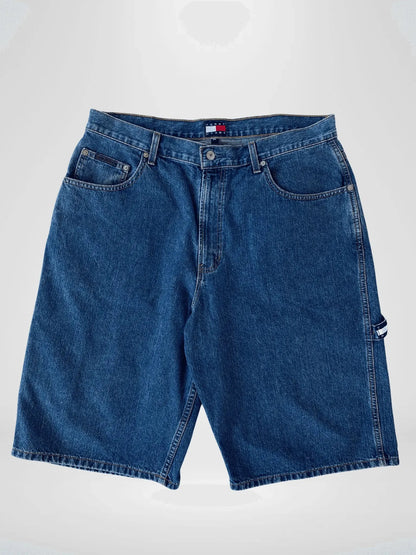 Y2K Tommy Hilfiger Streetwear Carpenter Men’s Jorts - Balagan Vintage Shorts 00s, 90s, denim, jeans, shorts, Tommy hilfiger, Tommy jeans