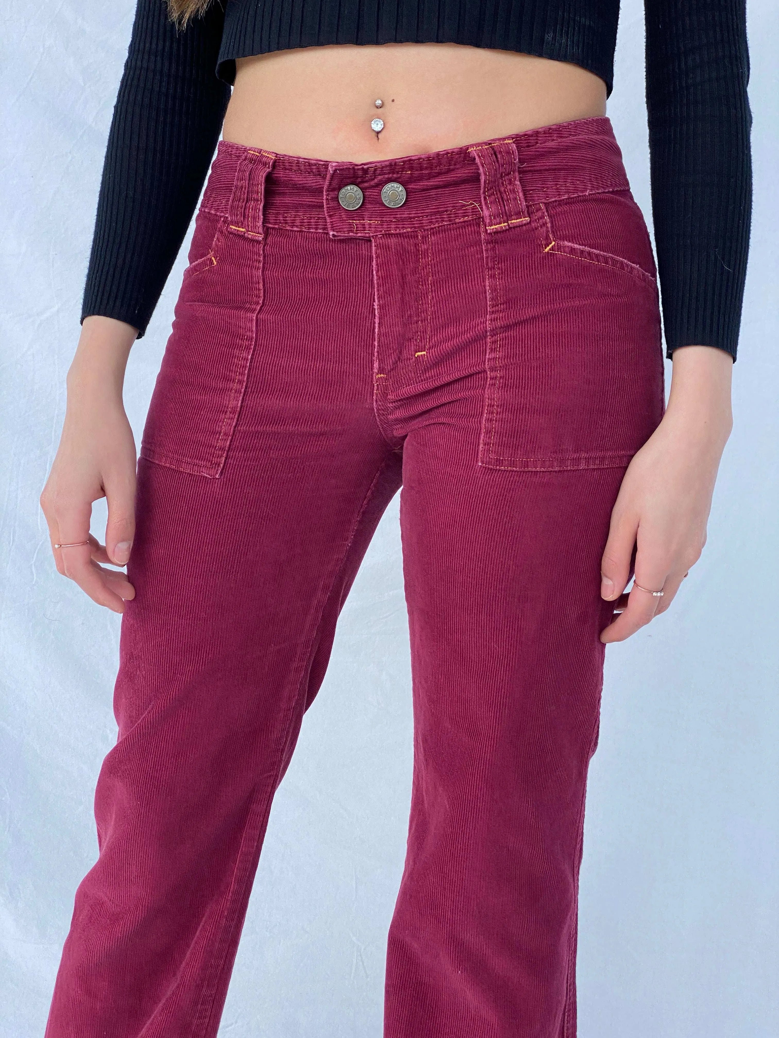 Y2K Tommy Jeans Corduroy Pants - Balagan Vintage Corduroy Pants 00s, corduroy pants, Mira, pants, vintage pants