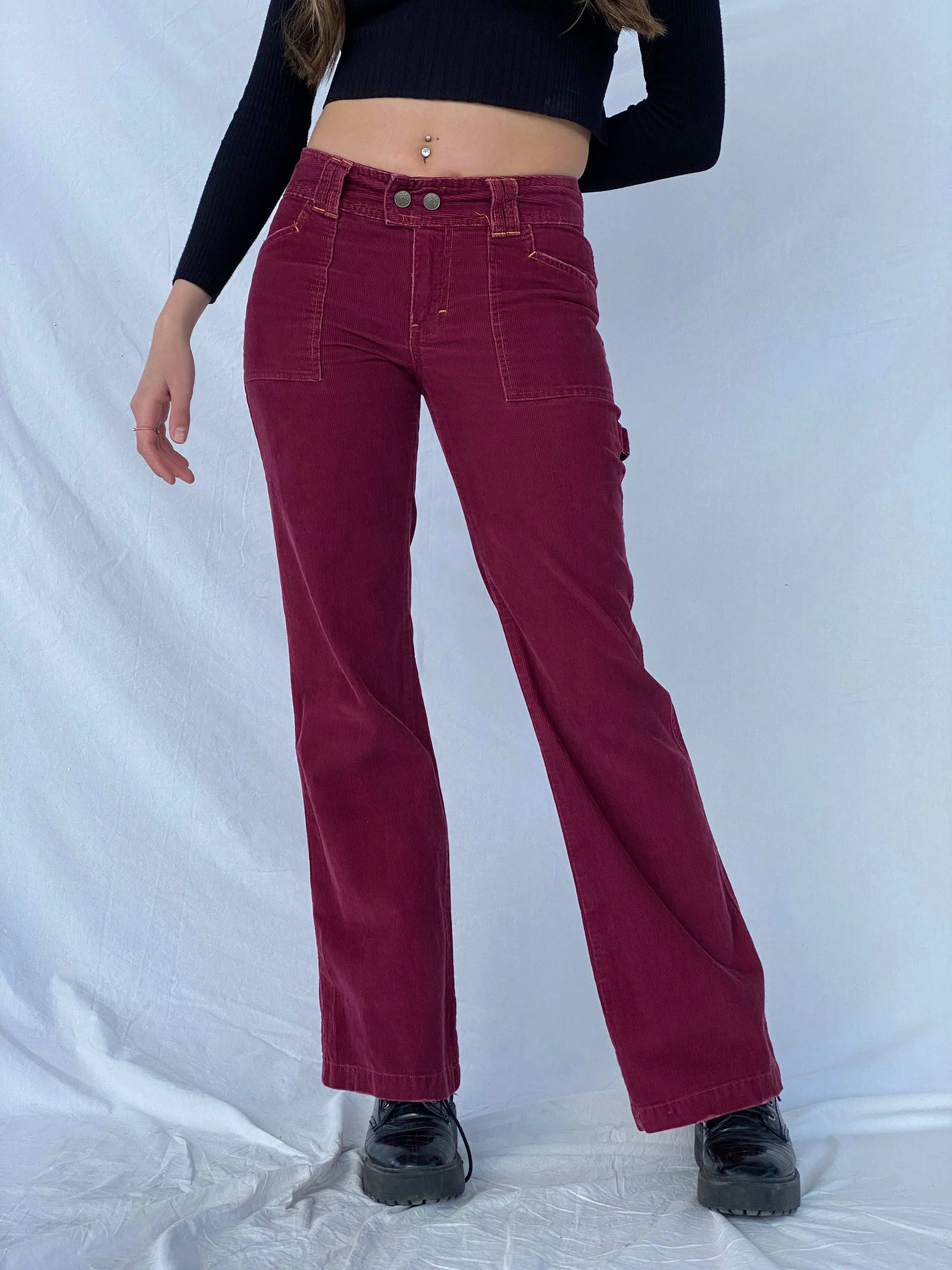 Y2K Tommy Jeans Corduroy Pants - Balagan Vintage Corduroy Pants 00s, corduroy pants, Mira, pants, vintage pants