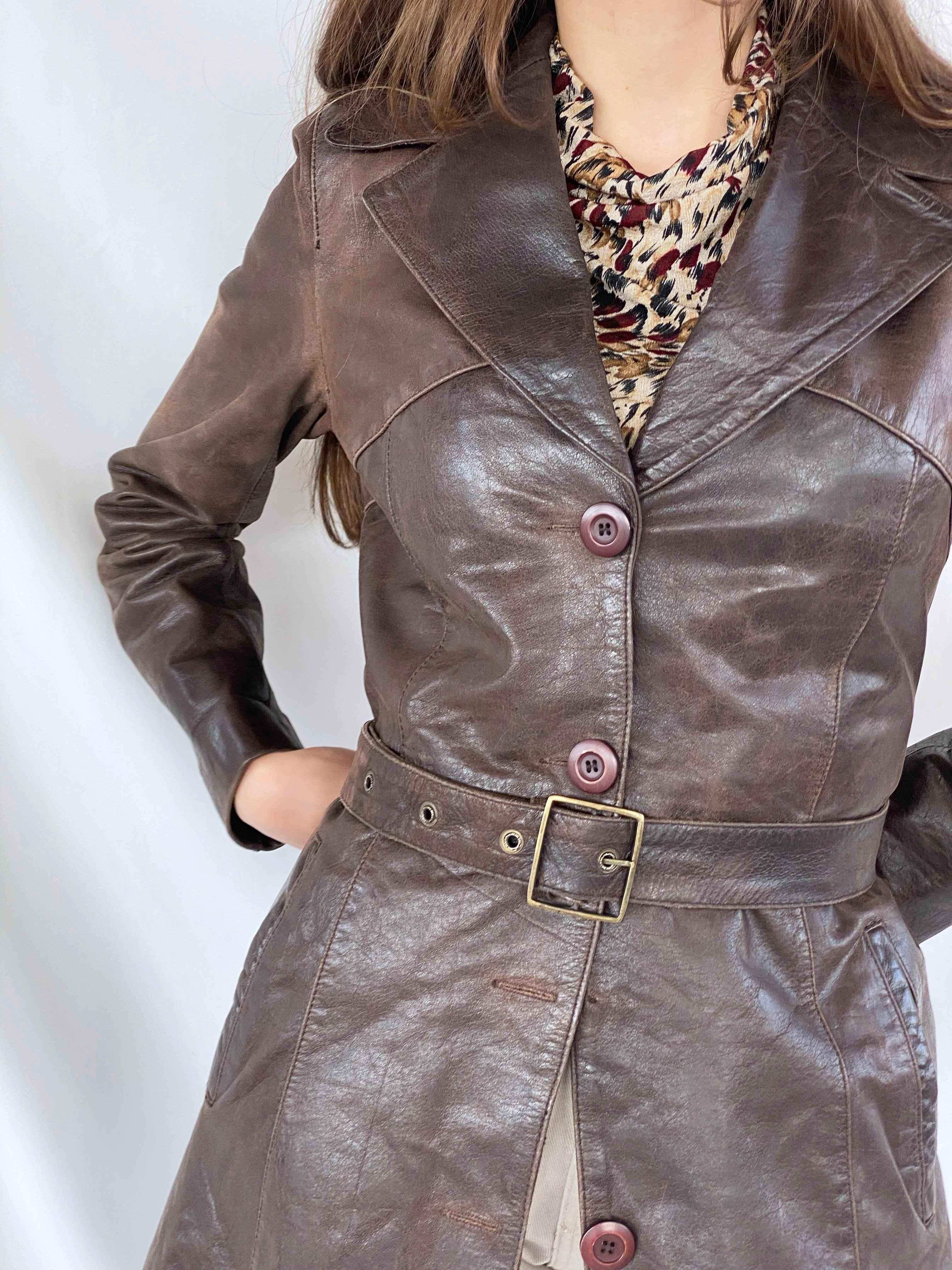 Vintage Oakwood genuine leather jacket