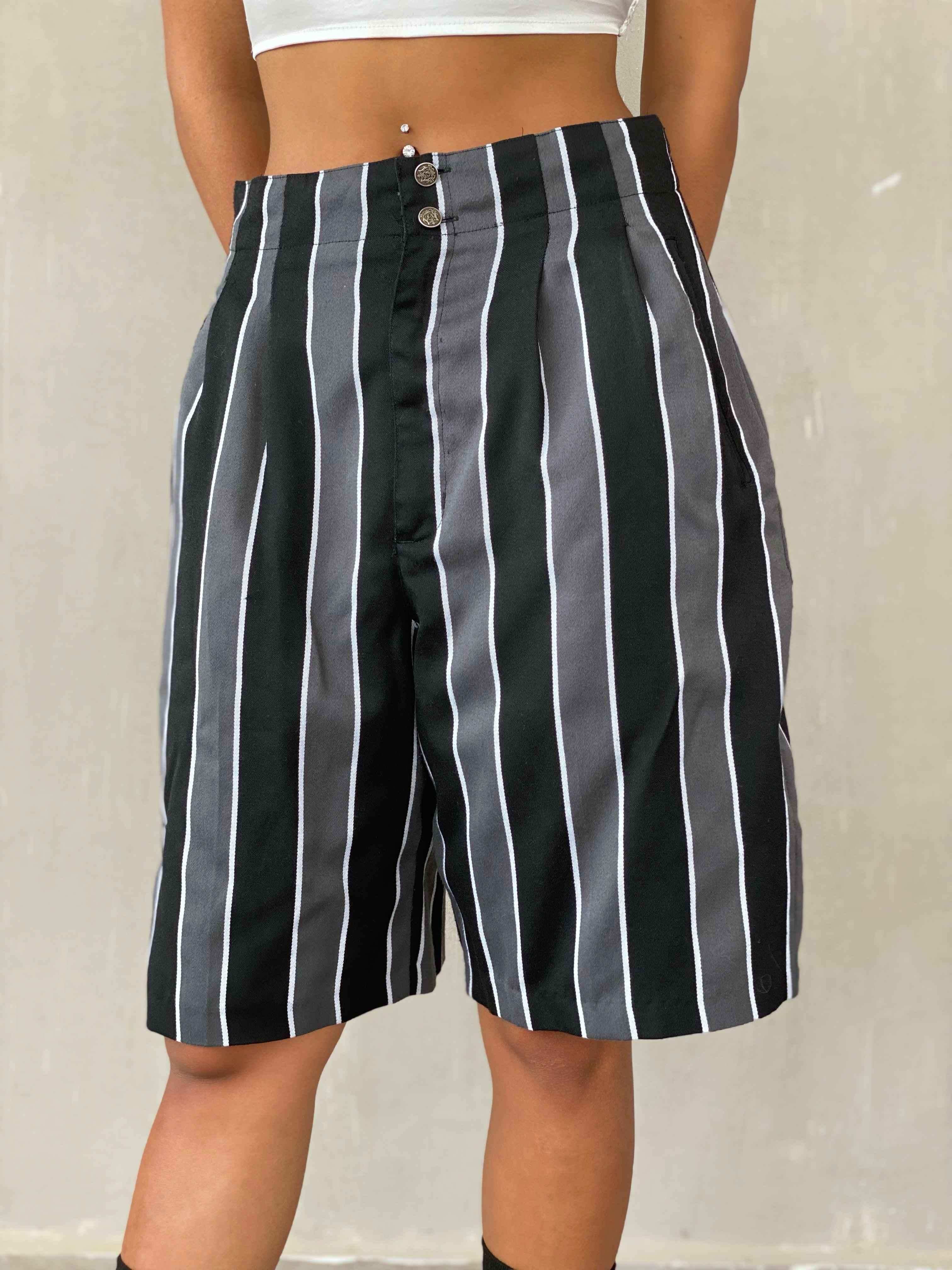 Vintage Impuls Culture Striped Shorts - Balagan Vintage Shorts Rahmeh, shorts, striped, striped shorts