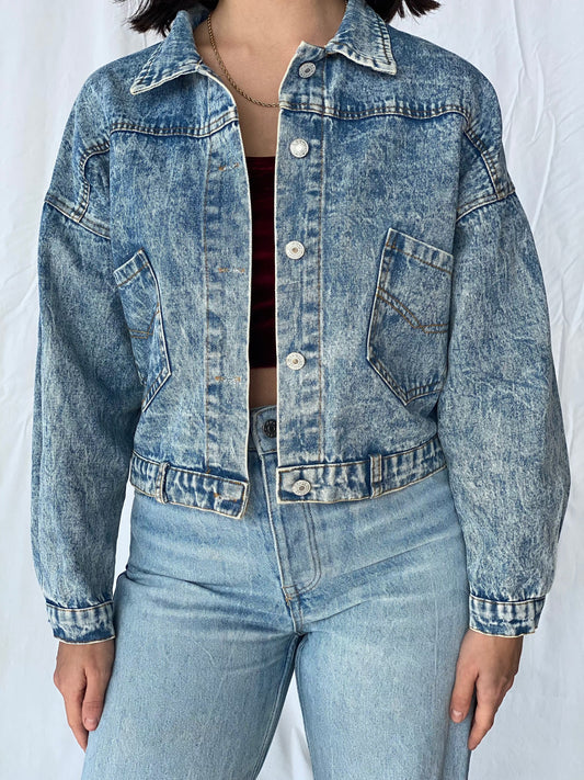 Balagan Vintage Reworked Denim Jacket - Balagan Vintage Denim Jacket 00s, 90s, denim, jacket, vintage