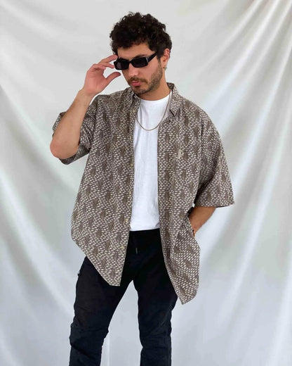 Columbia Fish Print Shirt - Balagan Vintage Half Sleeve Shirt Deals, half sleeve shirt, printed shirt, shirt, shirts, streetwear, techno, techno wear, unisex, unisex shirts, vintage, vintage prints