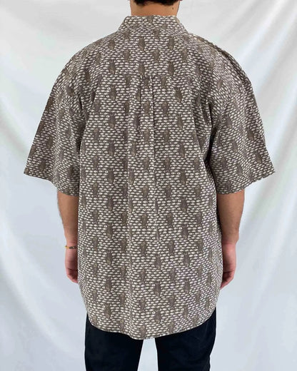 Columbia Fish Print Shirt - Balagan Vintage Half Sleeve Shirt Deals, half sleeve shirt, printed shirt, shirt, shirts, streetwear, techno, techno wear, unisex, unisex shirts, vintage, vintage prints