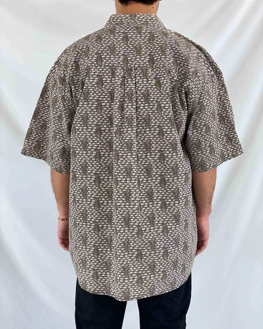 Columbia Fish Print Shirt - Balagan Vintage Half Sleeve Shirt Deals, half sleeve shirt, printed shirt, shirt, shirts, streetwear, techno, techno wear, unisex, unisex shirts, vintage, vintage prints