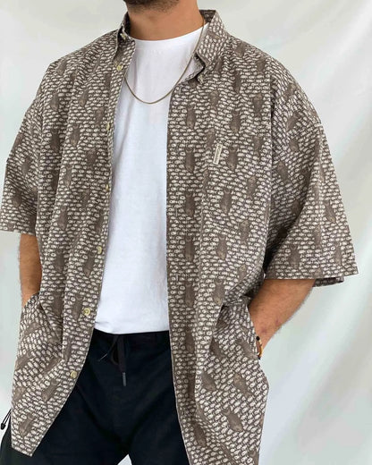 Columbia Fish Print Shirt - Balagan Vintage Half Sleeve Shirt Deals, half sleeve shirt, printed shirt, shirt, shirts, streetwear, techno, techno wear, unisex, unisex shirts, vintage, vintage prints
