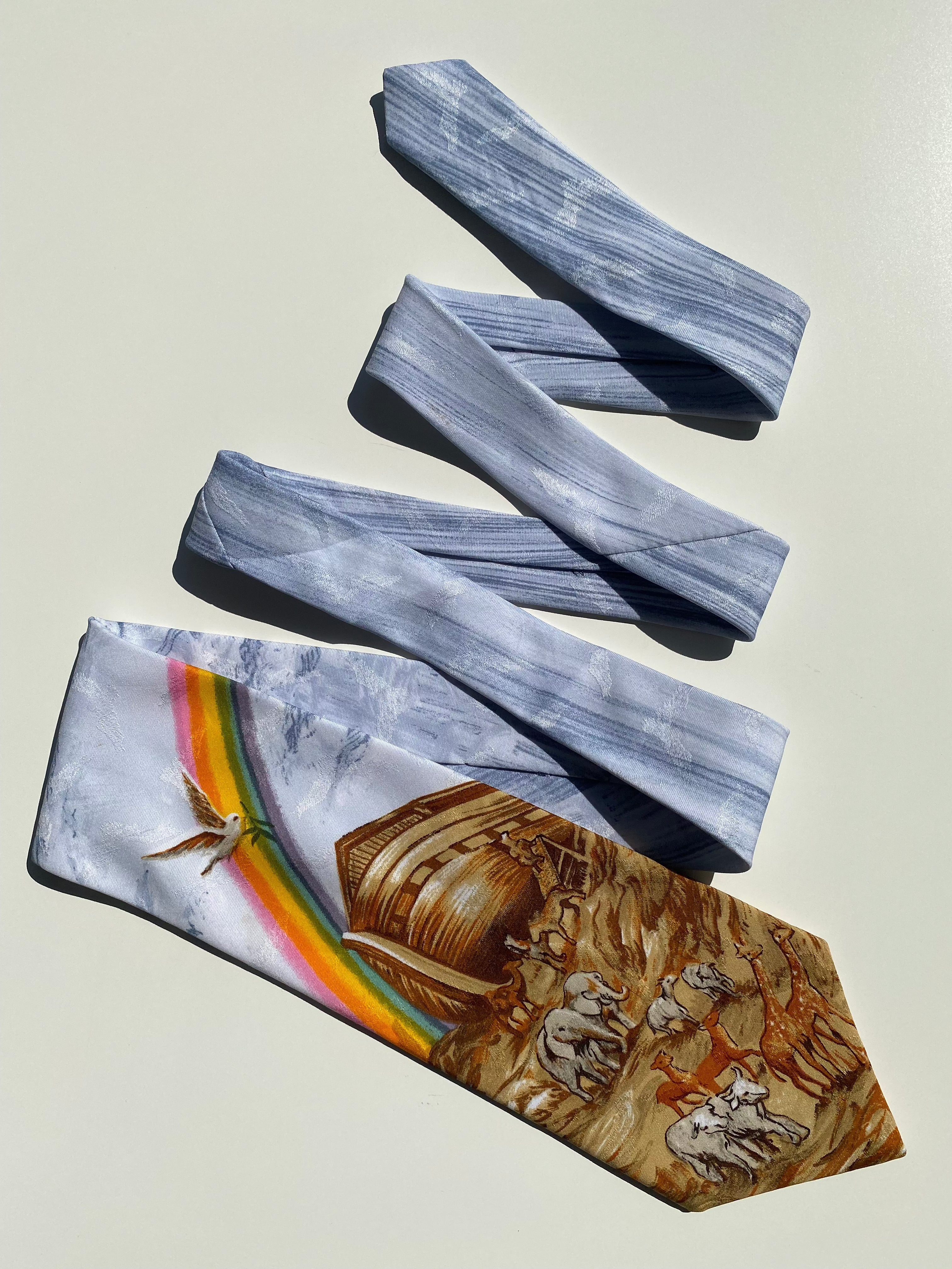 Vintage Eagles Wings Graphic Tie - Balagan Vintage Ties crazy print, graphic, graphic ties, printed ties, vintage, vintage ties