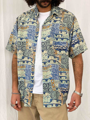 Vintage Snow Silk Shirt - Balagan Vintage
