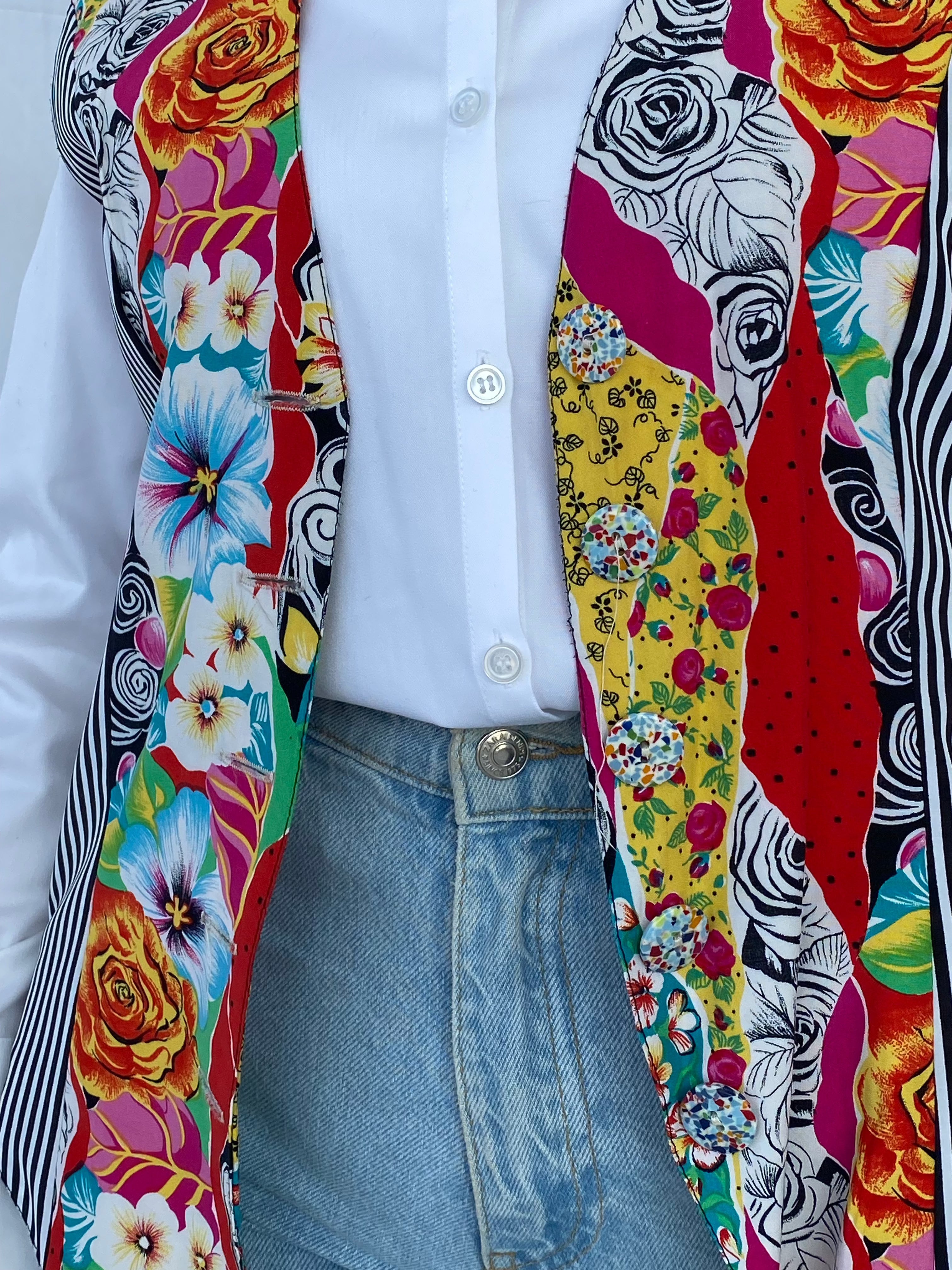 Vintage Miami Vest - Balagan Vintage Vest 80s, 90s, outerwear, vest, vintage