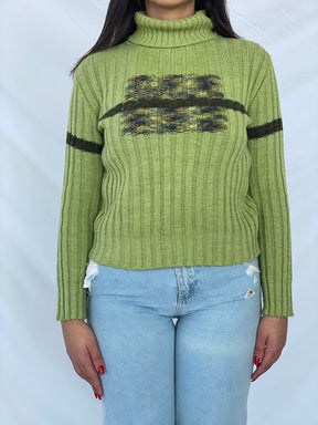Vintage Y2K High Neck Sweater - Balagan Vintage