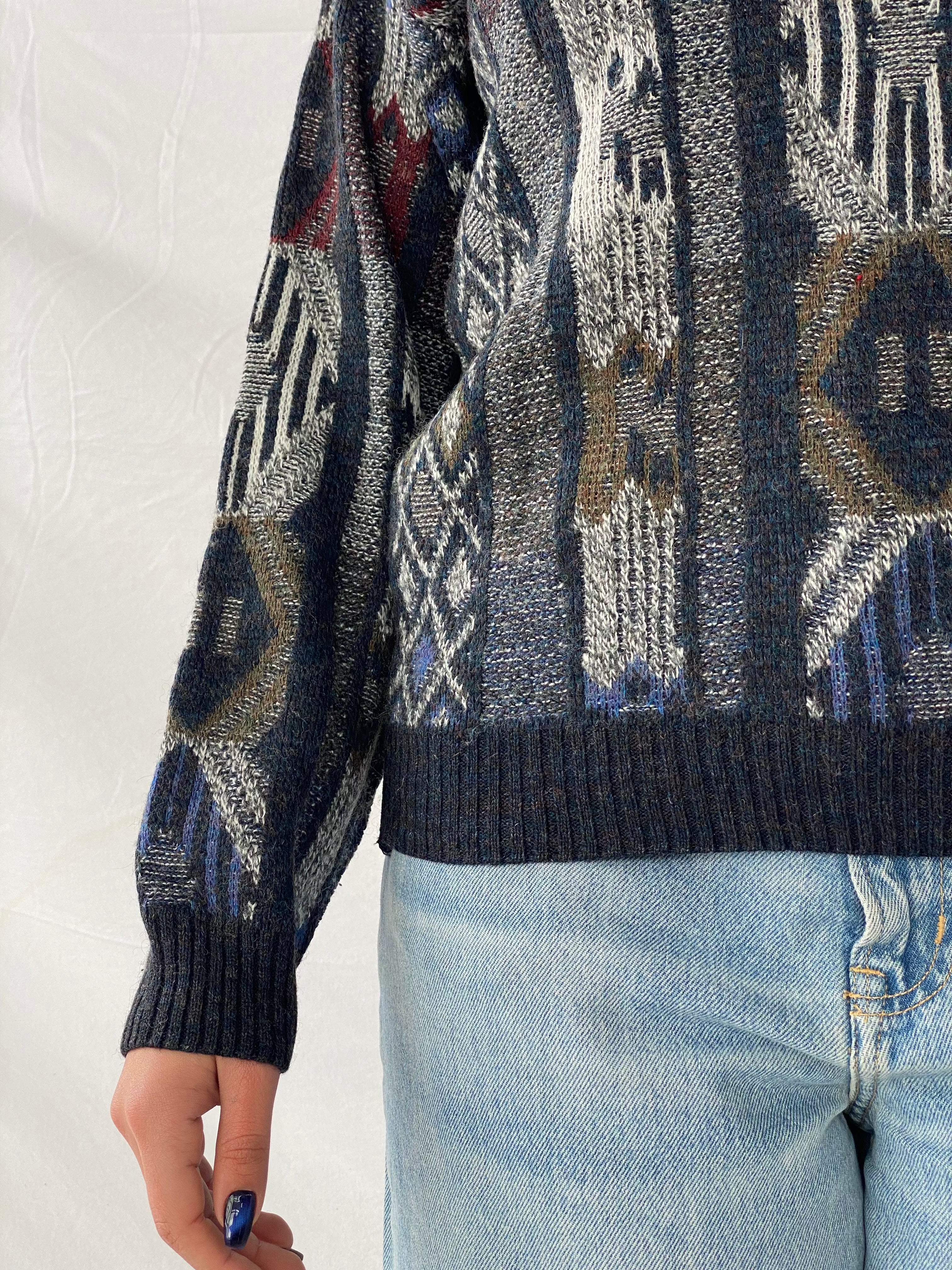 Vintage Knitted Sweater - Balagan Vintage Sweater 90s, knitted sweater, outerwear, sweater