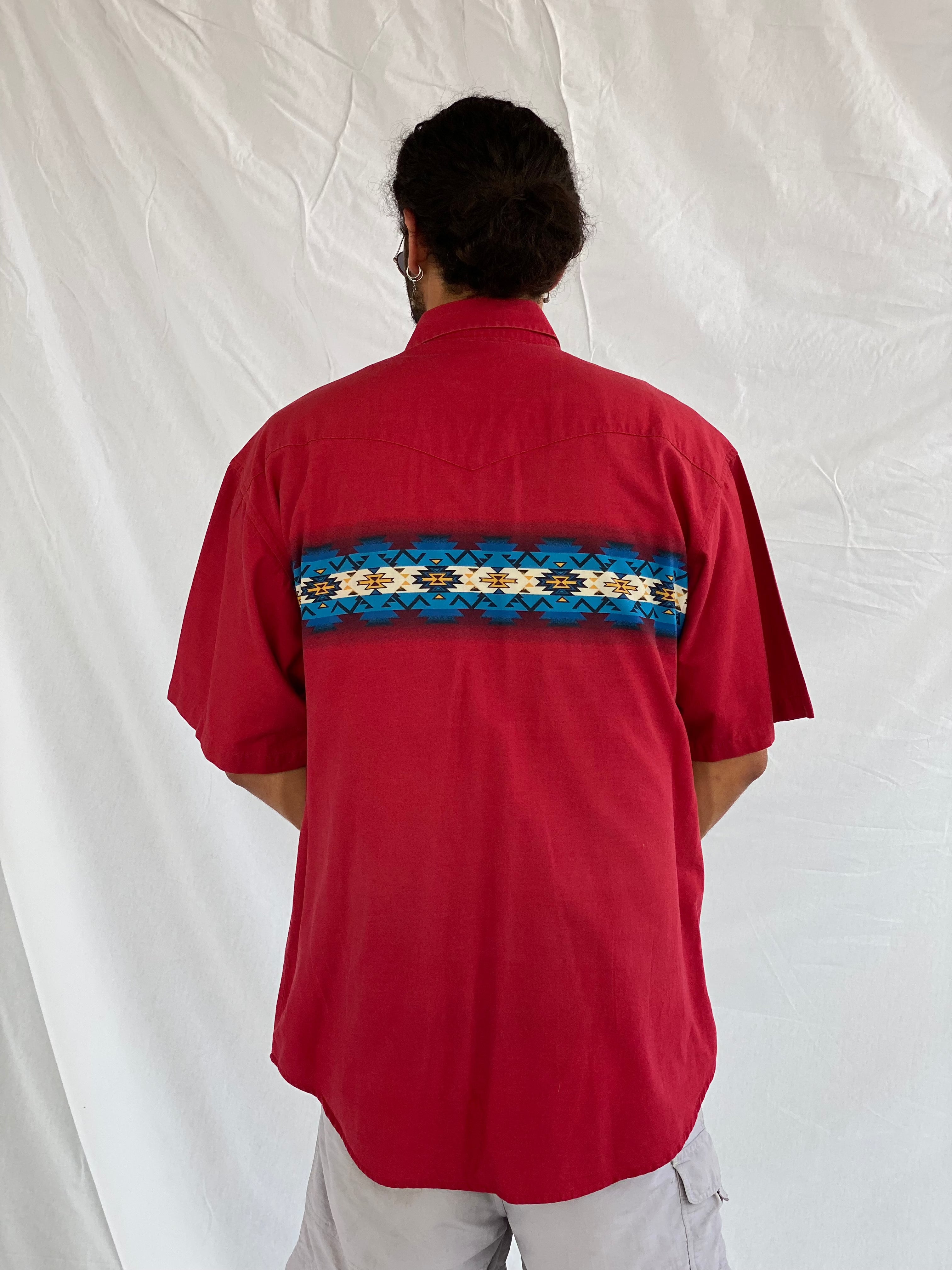 Vintage Wrangler Shirt - Balagan Vintage Half Sleeve Shirt 00s, 90s, wrangler, wrangler shirt