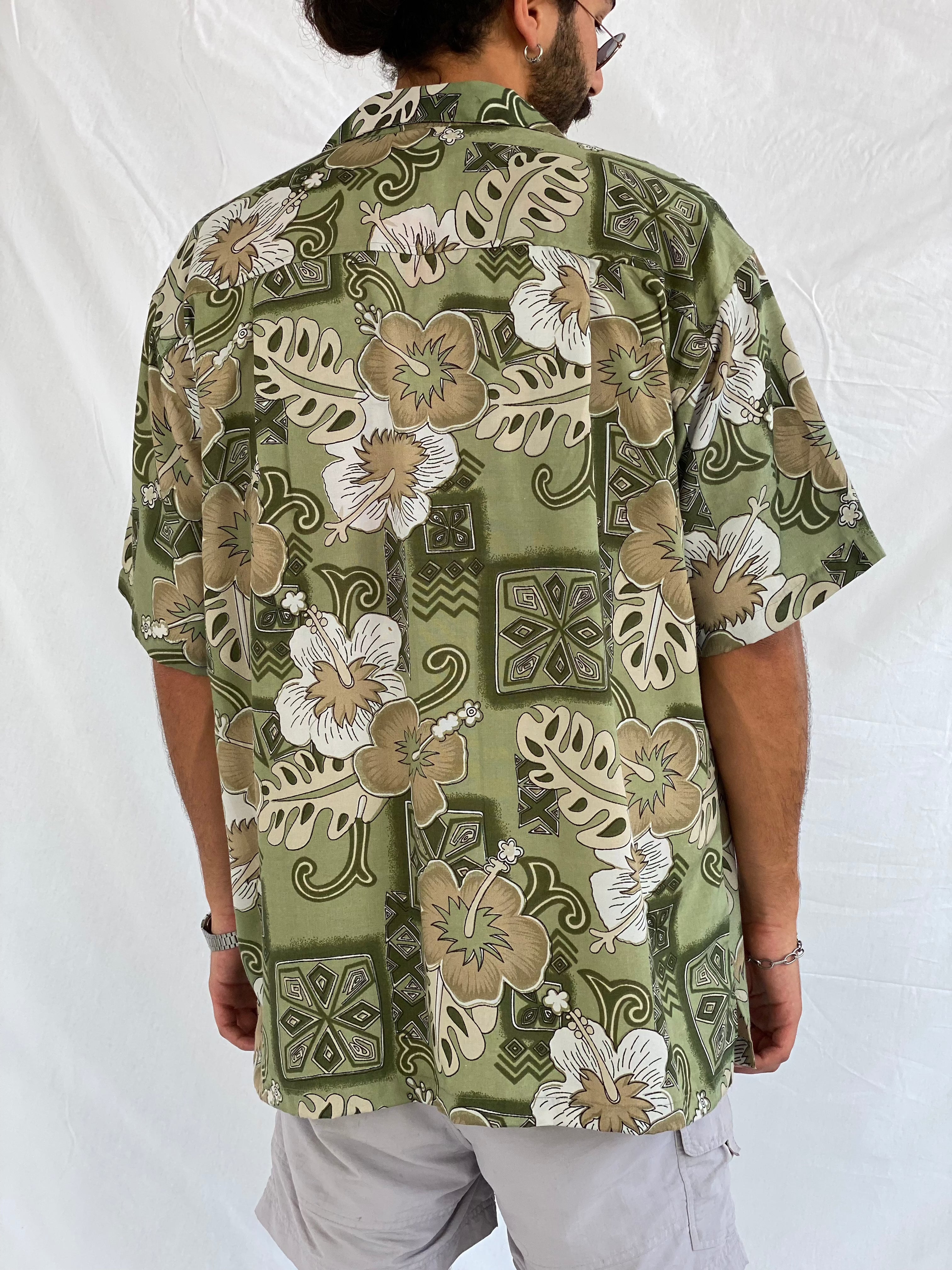 Vintage Fourmile Printed Shirt - Balagan Vintage Half Sleeve Shirt crazy print, floral print, half sleeve shirt, oversized, oversized shirt, printed shirt, prints, retro, streetwear, summer, summer prints, techno, techno wear, vintage, women