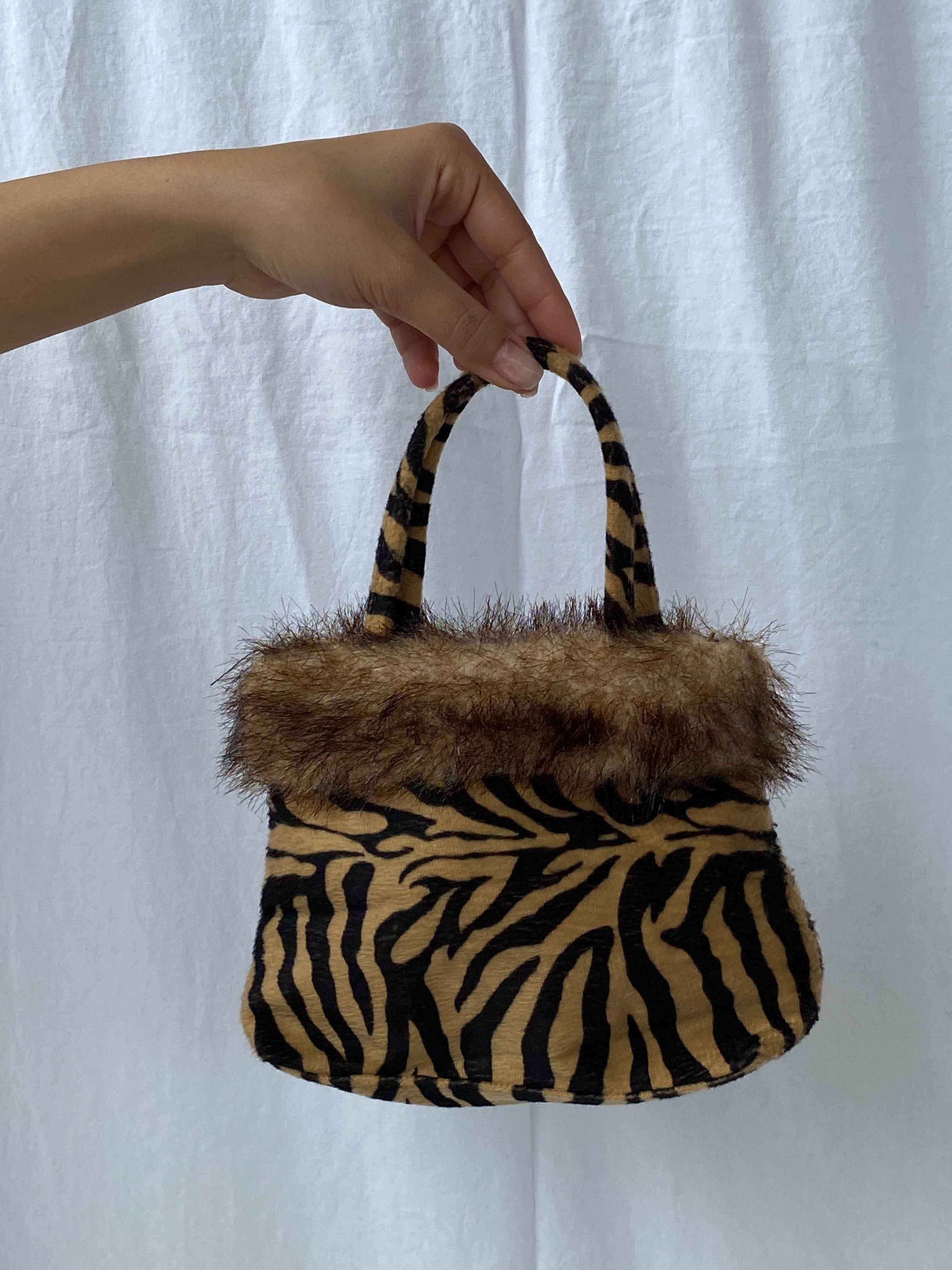 Animal Printed Mini Handbag - Balagan Vintage Mini handbag animal print, bag, handbag, mini handbag