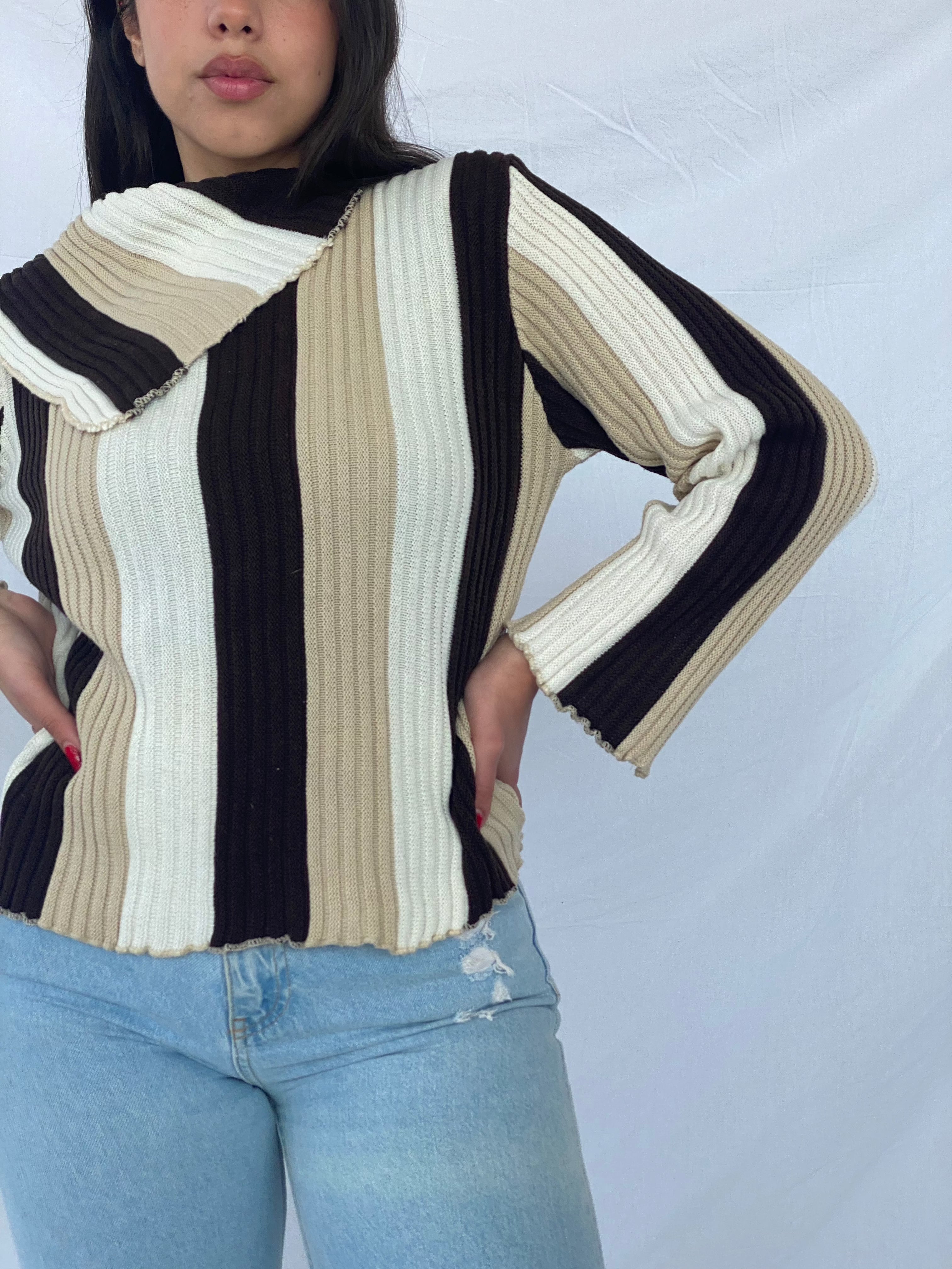 Y2K Remel London Top - Balagan Vintage Full Sleeve Top 00s, 90s, knit, knitted, vintage