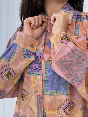 Vintage Printed Shirt - Balagan Vintage