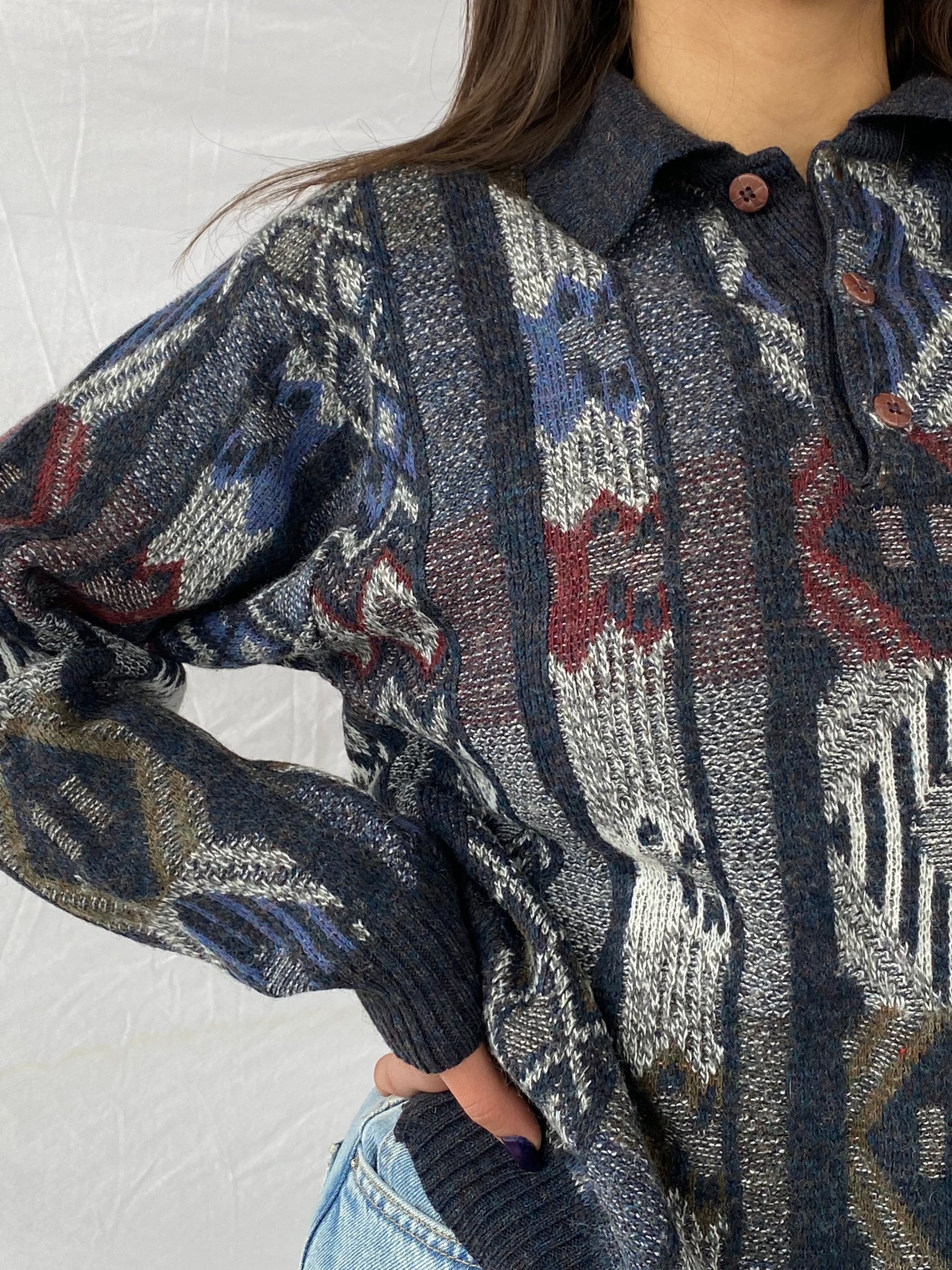 Vintage Knitted Sweater - Balagan Vintage