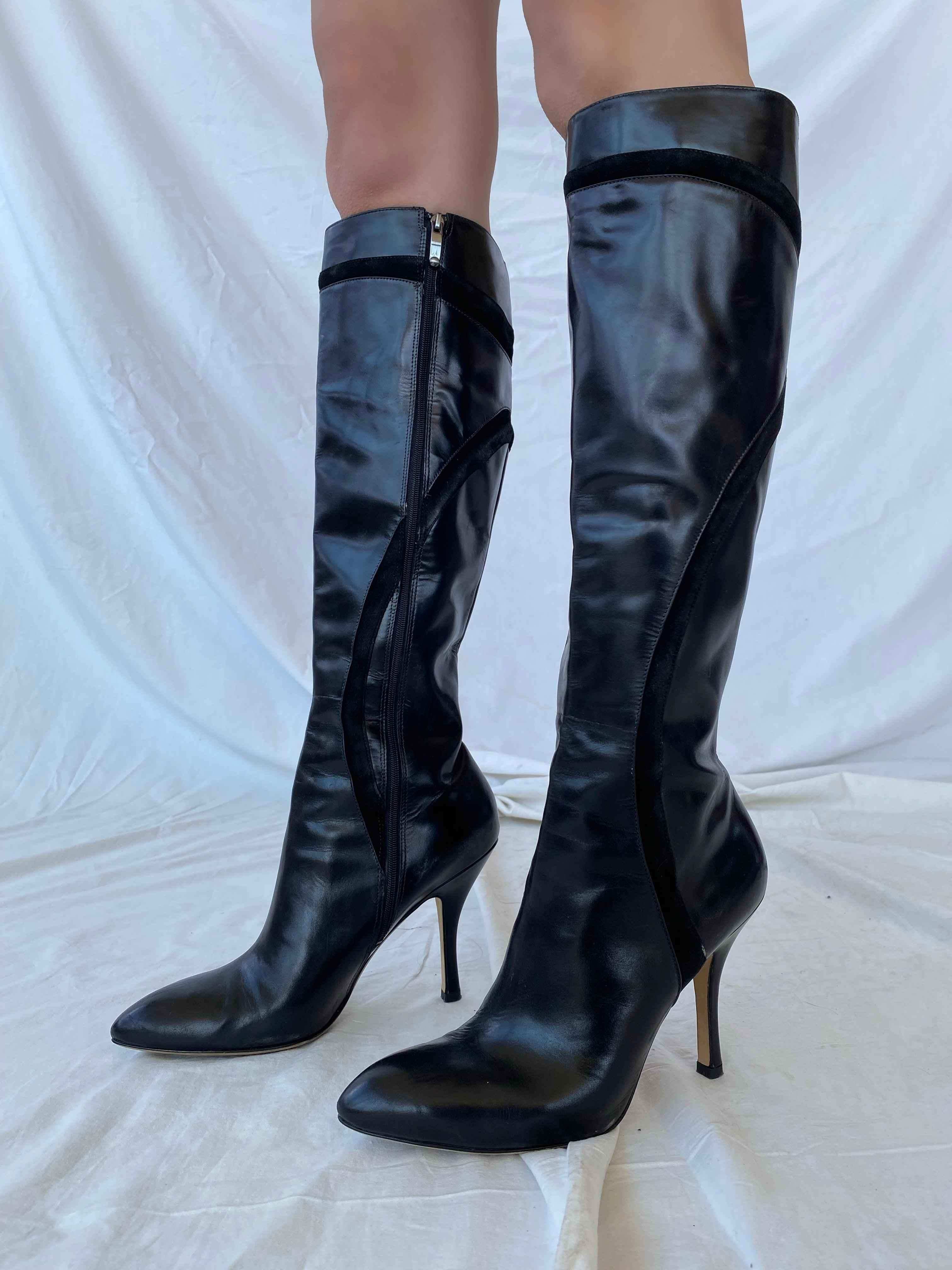 VIA SPIGA Leather Boots - Balagan Vintage Boots 00s, 90s, leather