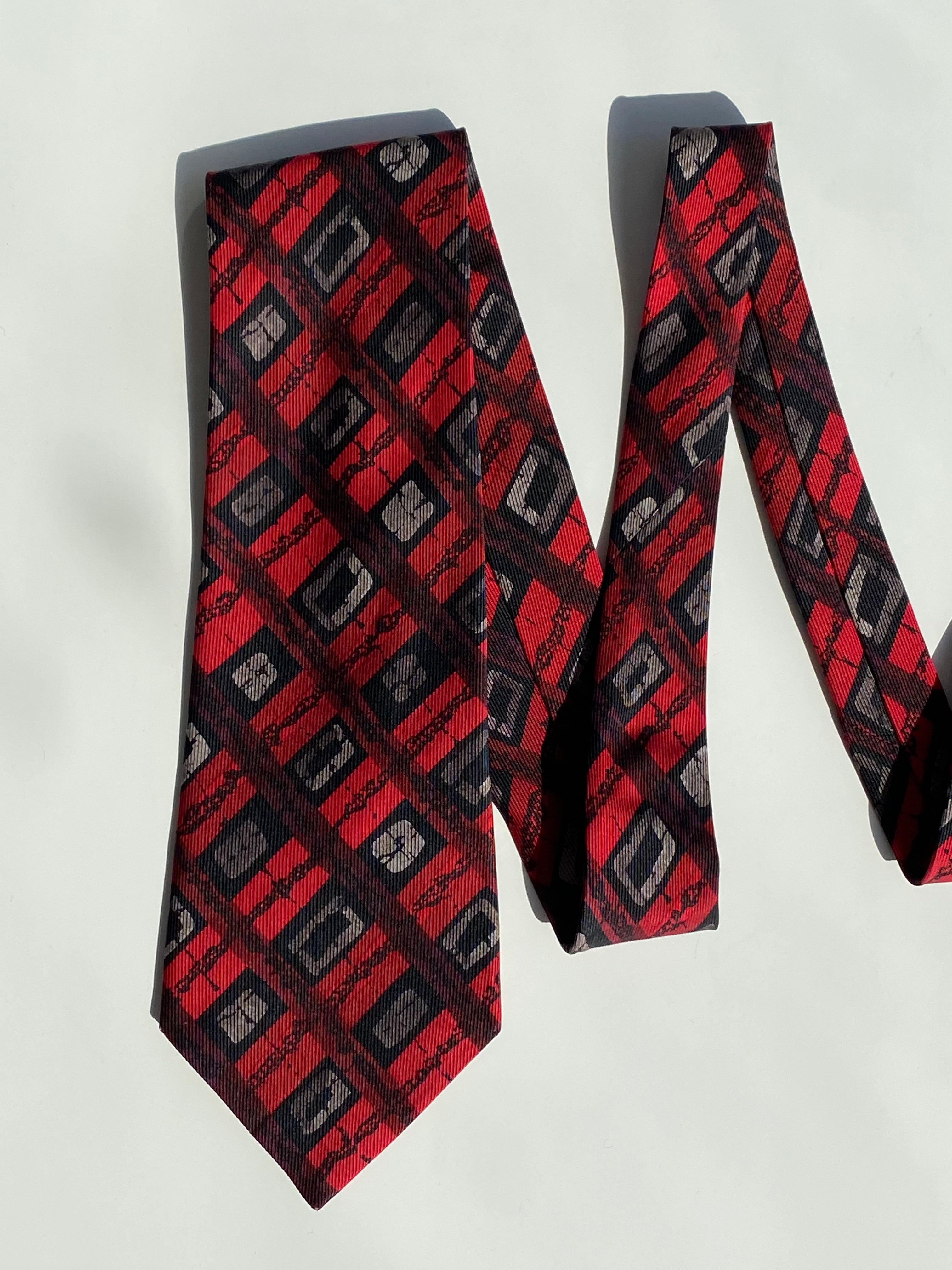 Vintage Printed Tie - Balagan Vintage Ties 00s, 80s, 90s, men, print, prints, tie, ties, vintage, vintage ties