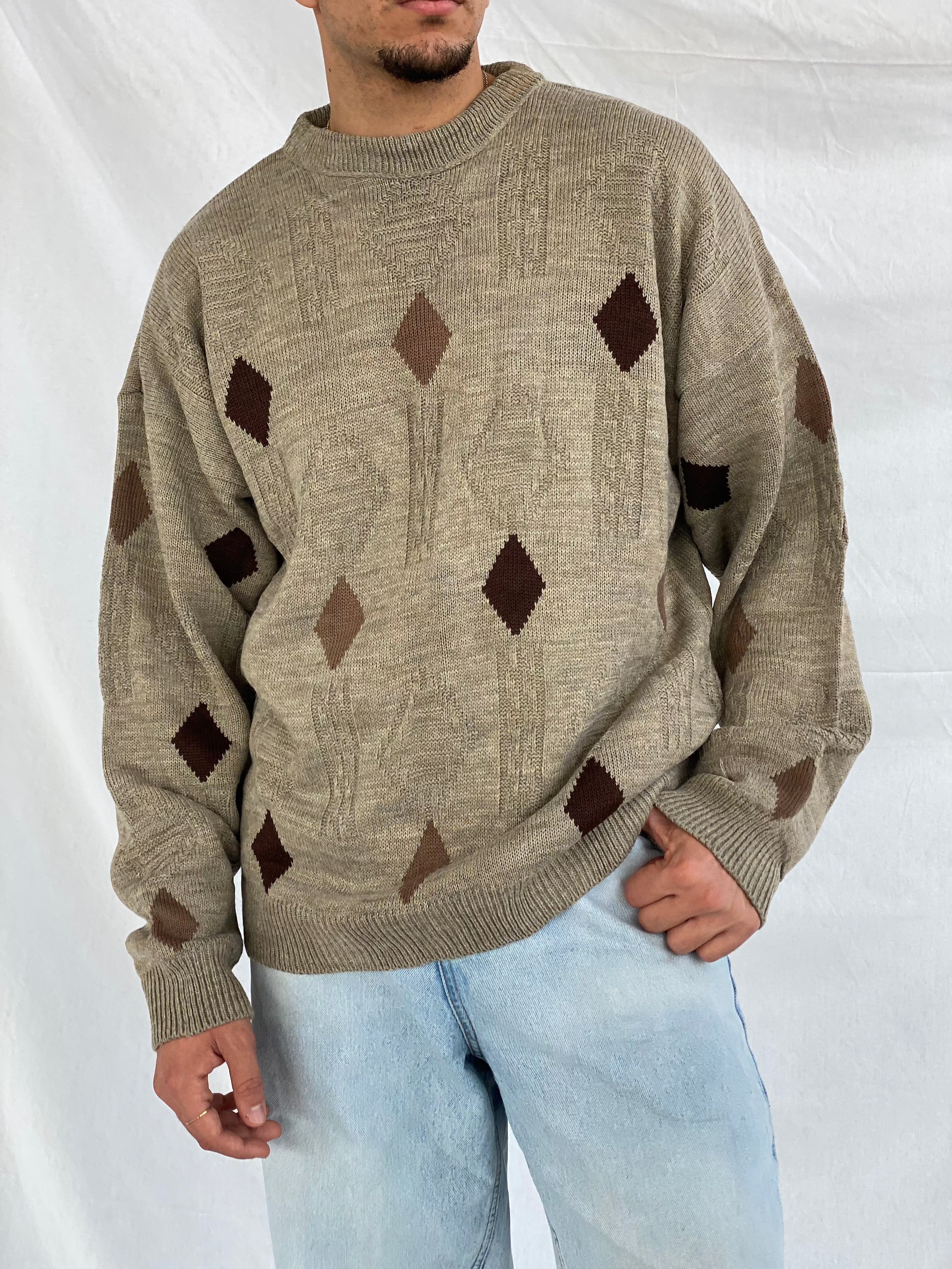 Vintage knitted Sweater - Balagan Vintage Sweater 90s, knit, knitted, knitted sweater, men, streetwear, vintage, vintage sweater, winter