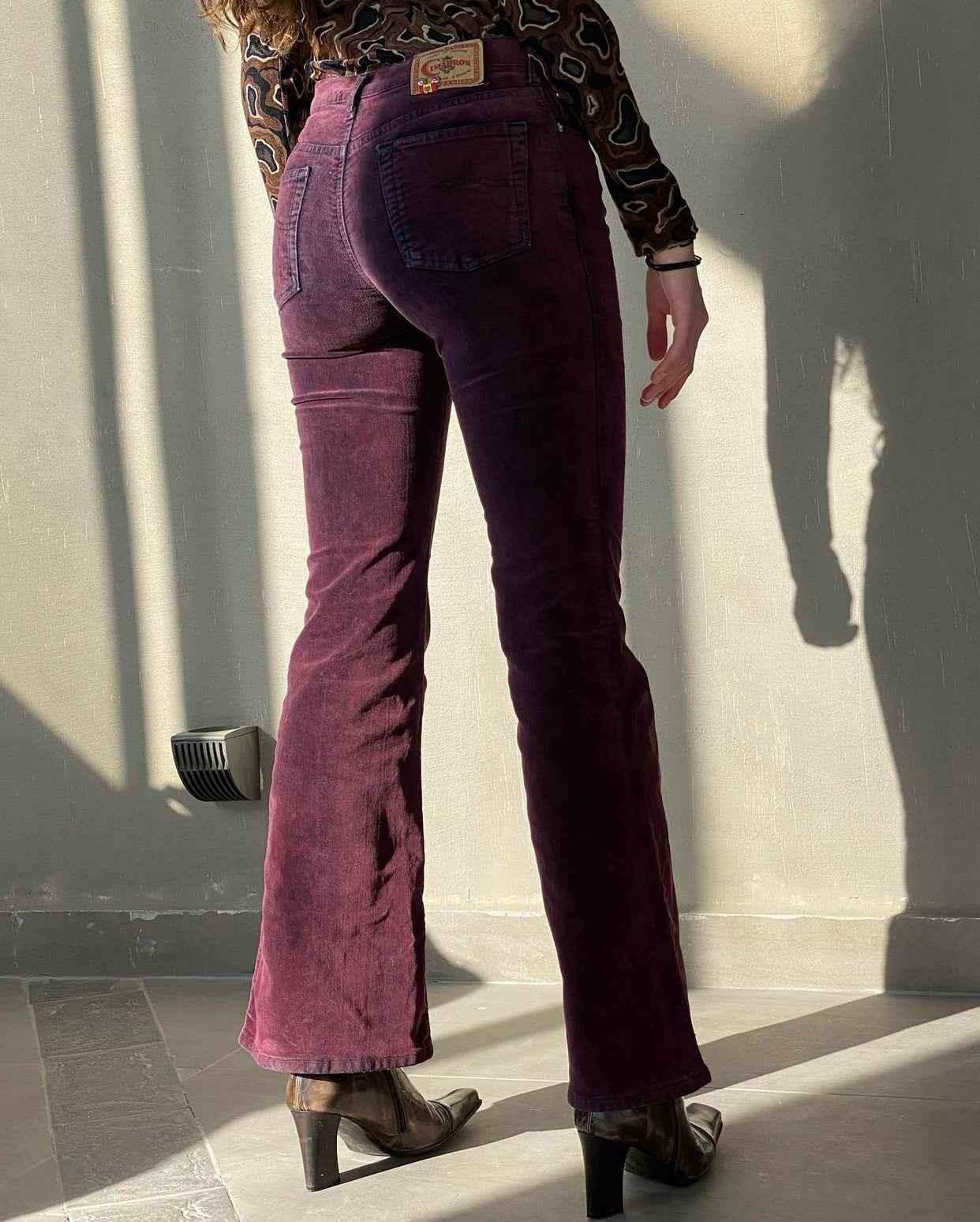 Vintage Cimarron Low Rise Flares - Balagan Vintage Corduroy Pants 00s, 90s, corduroy, corduroy pants, streetwear, vintage, vintage pants, winter, women
