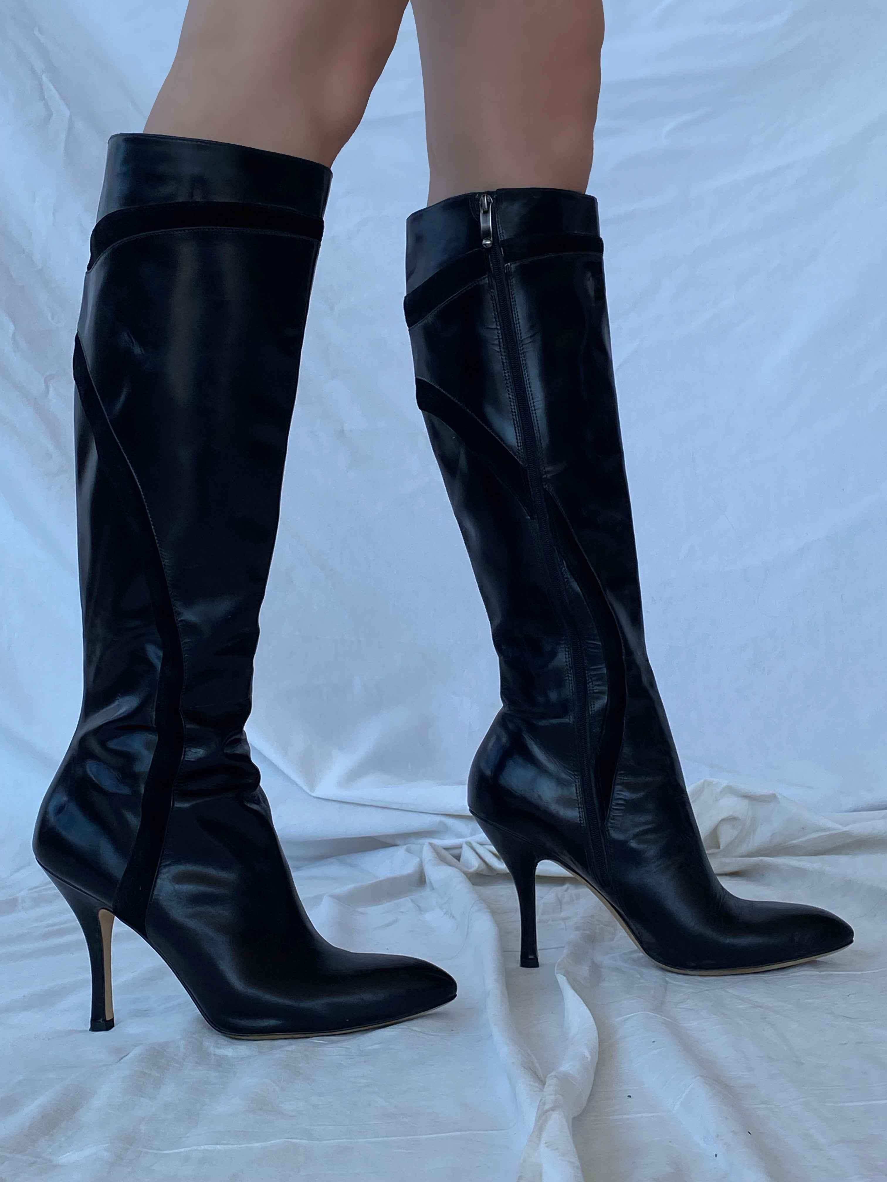 VIA SPIGA Leather Boots - Balagan Vintage Boots 00s, 90s, leather