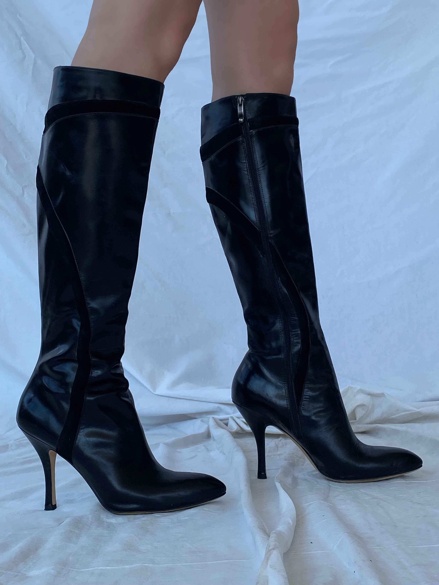 VIA SPIGA Leather Boots - Balagan Vintage
