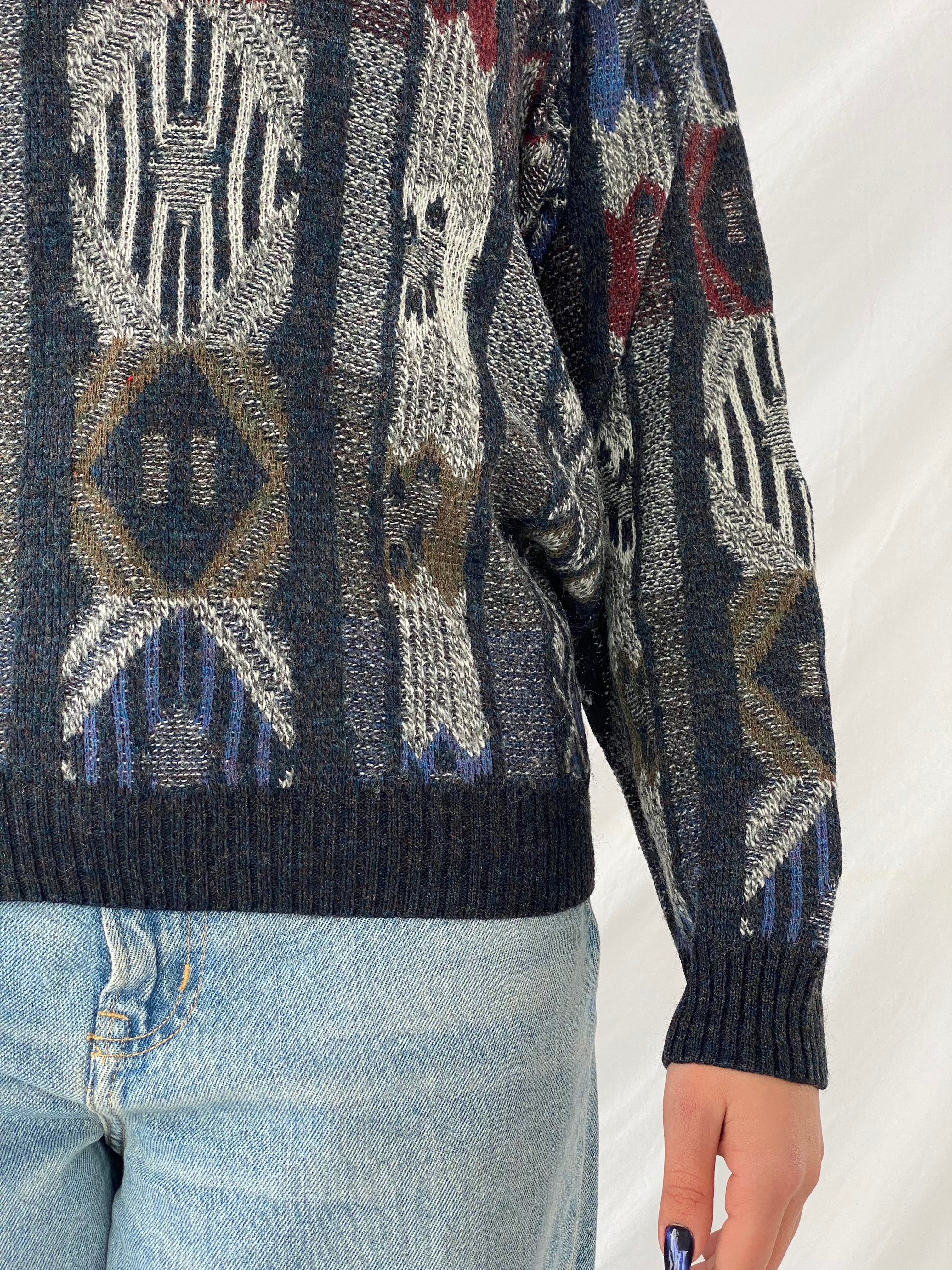 Vintage Knitted Sweater - Balagan Vintage Sweater 90s, knitted sweater, outerwear, sweater