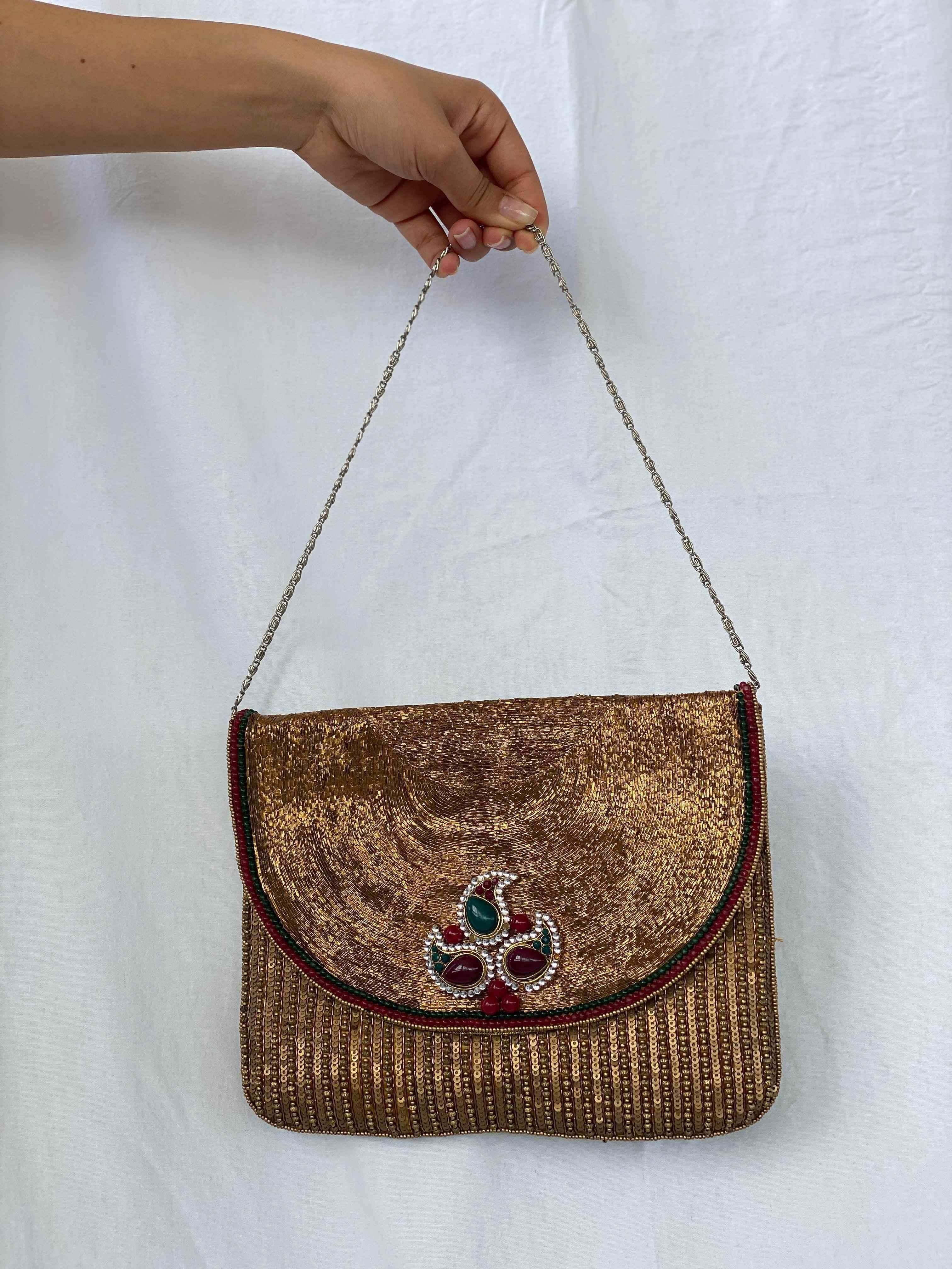 Falah Beaded Handbag - Balagan Vintage Beaded Bag 90s, bag, beaded, beaded bag