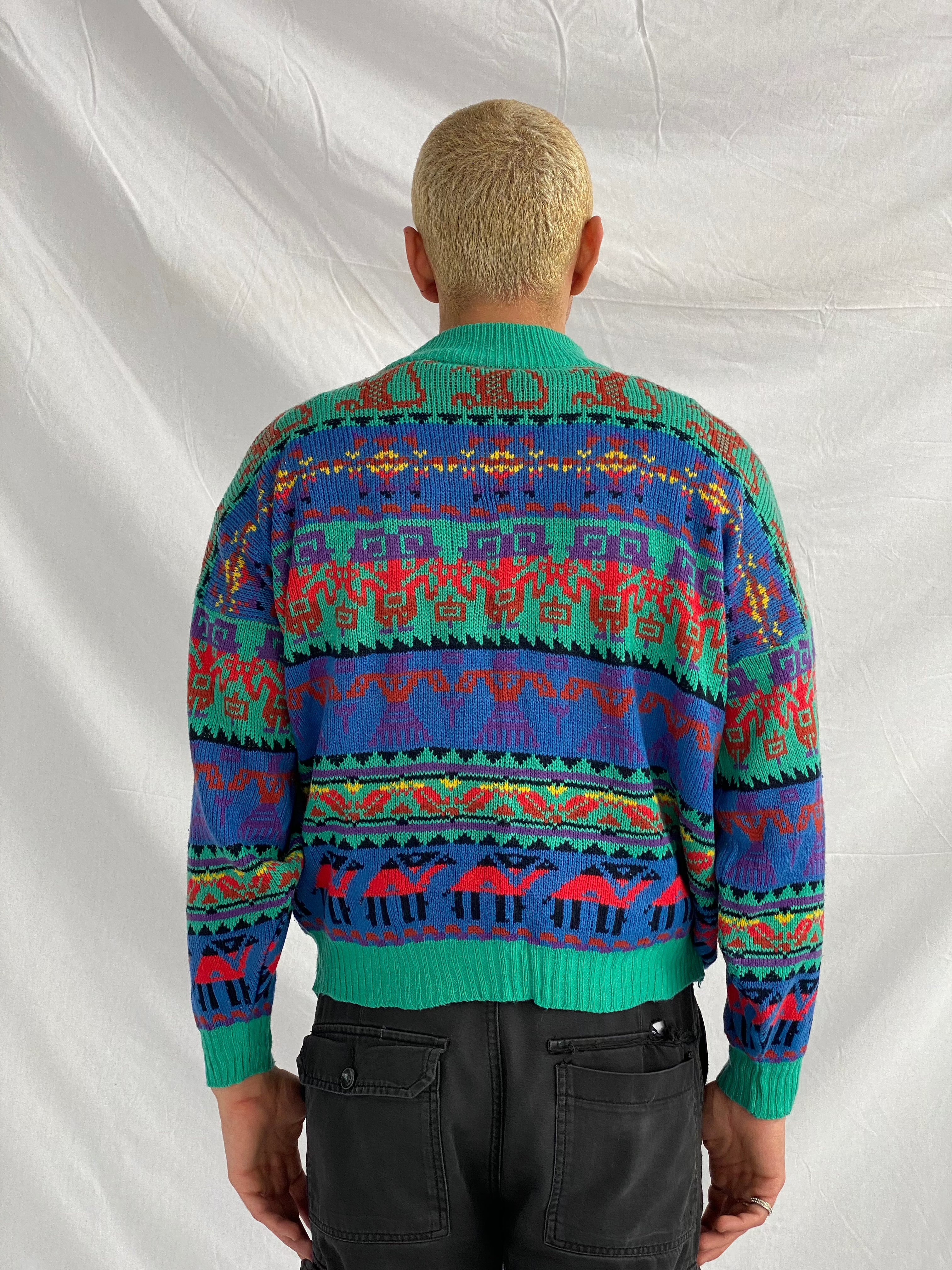 Vintage Knitted Sweater - Balagan Vintage Sweater 90s, knitted, knitted sweater, men, outerwear
